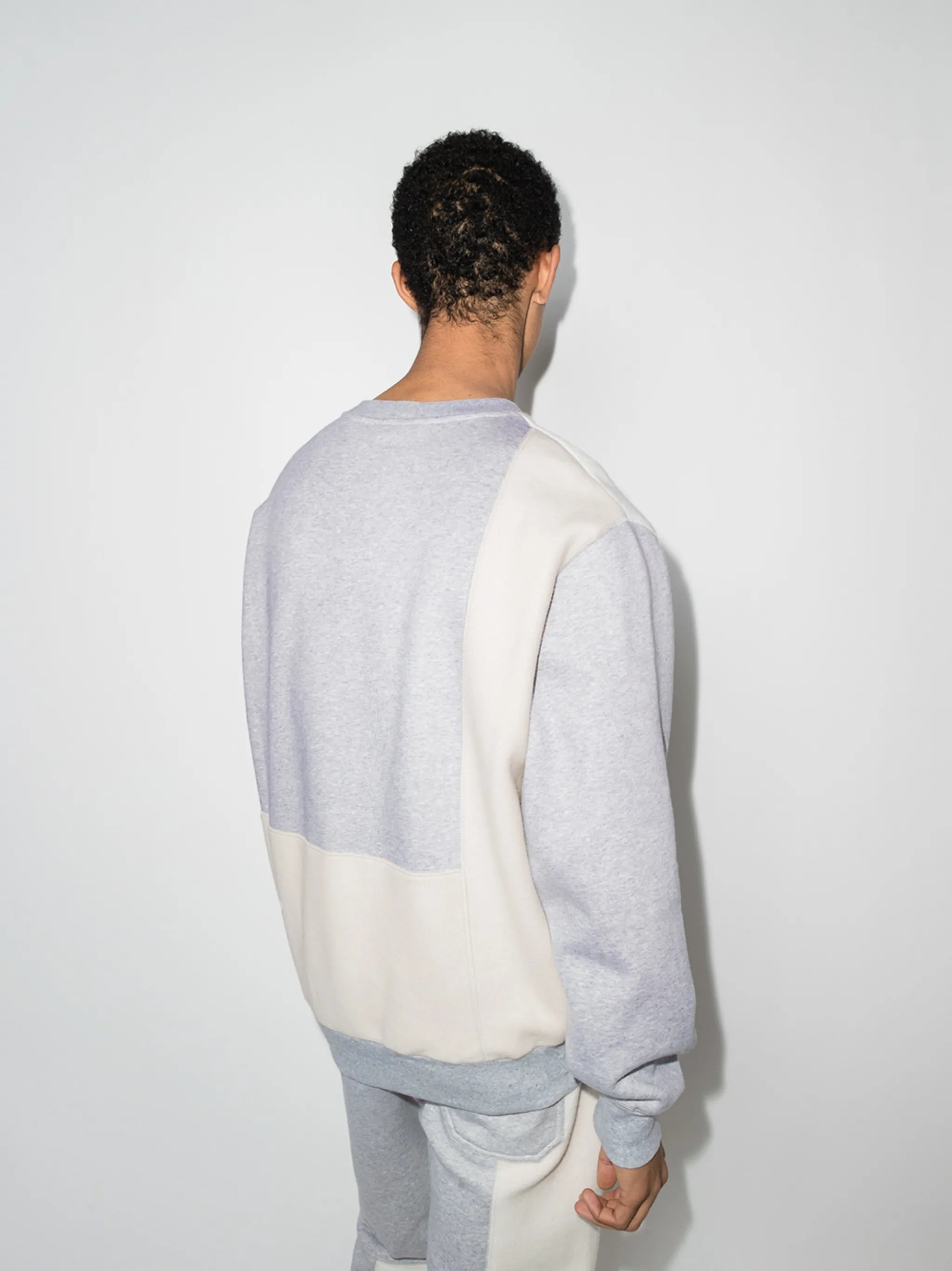 colour-block panelled sweatshirt