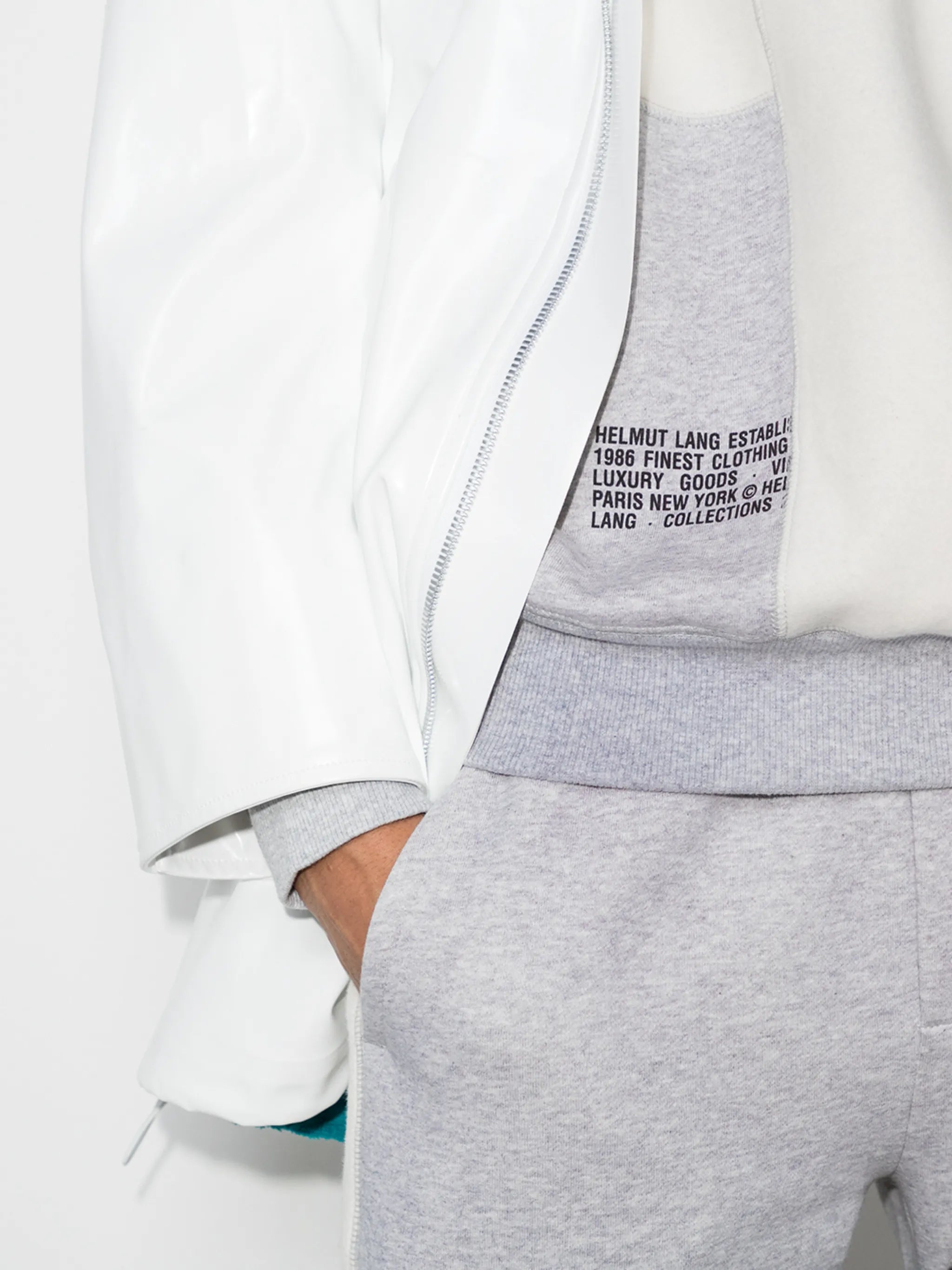 colour-block panelled sweatshirt
