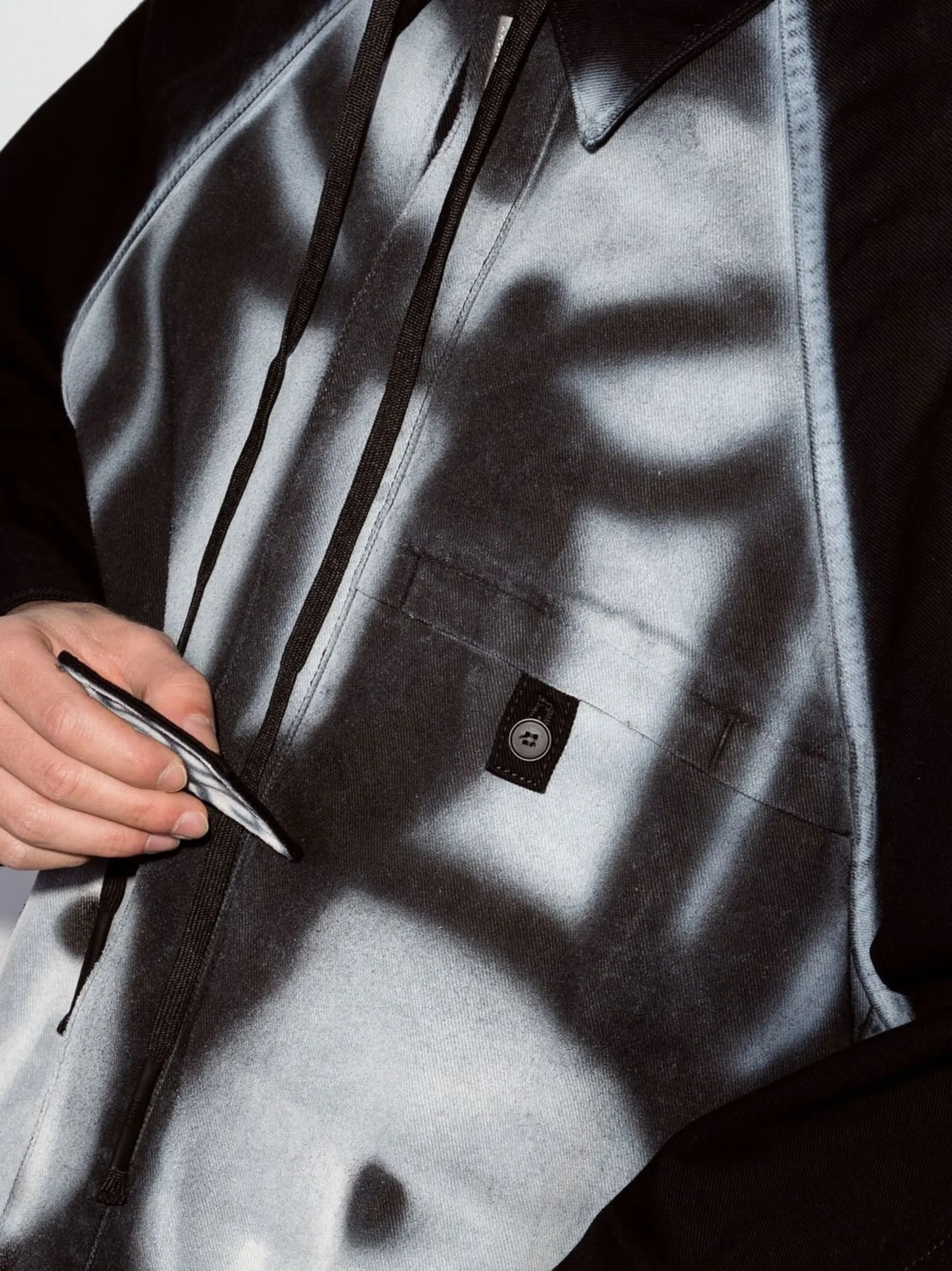 x Chito concealed shirt jacket
