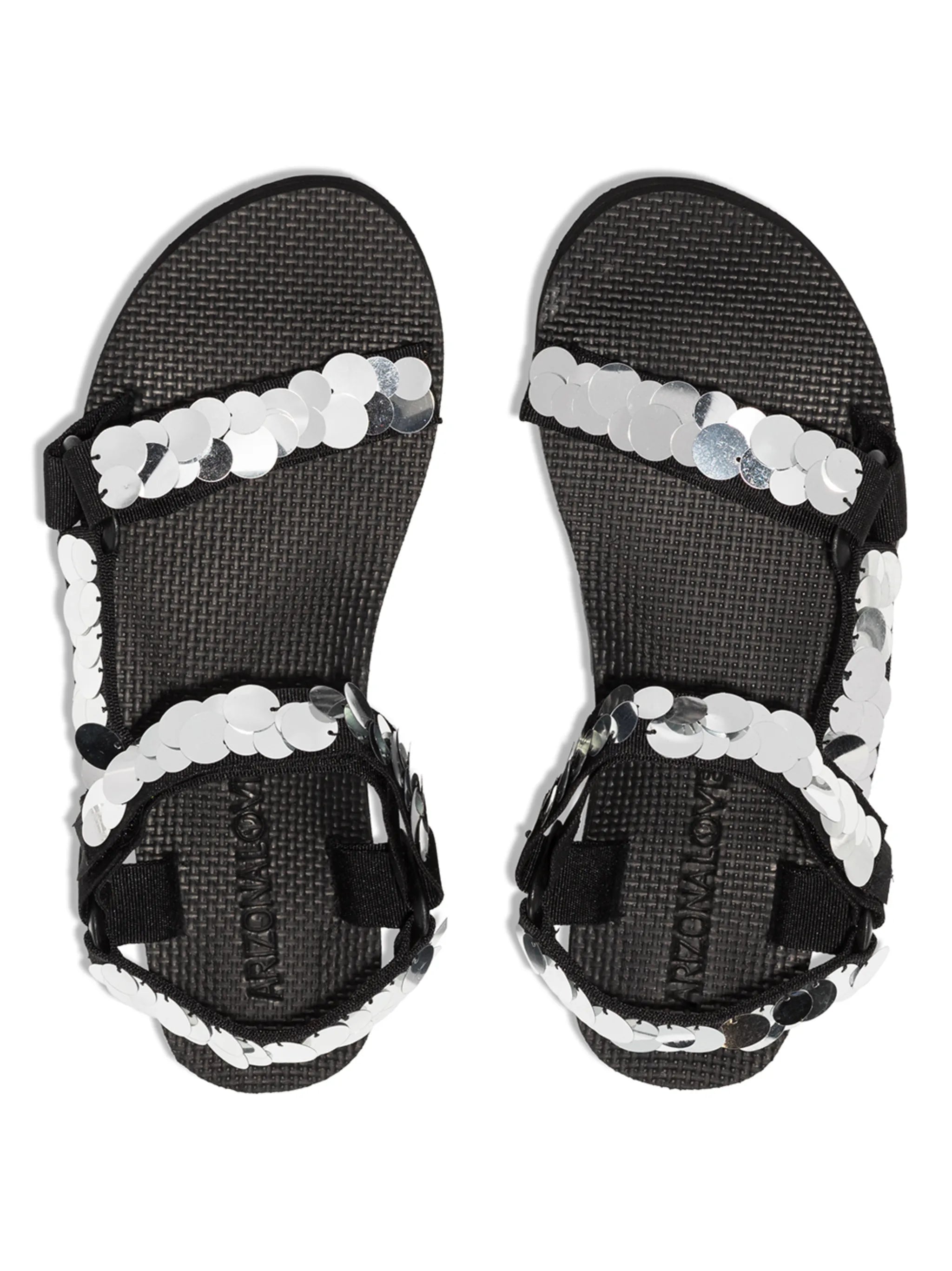 Trekky sequin-embellished sandals