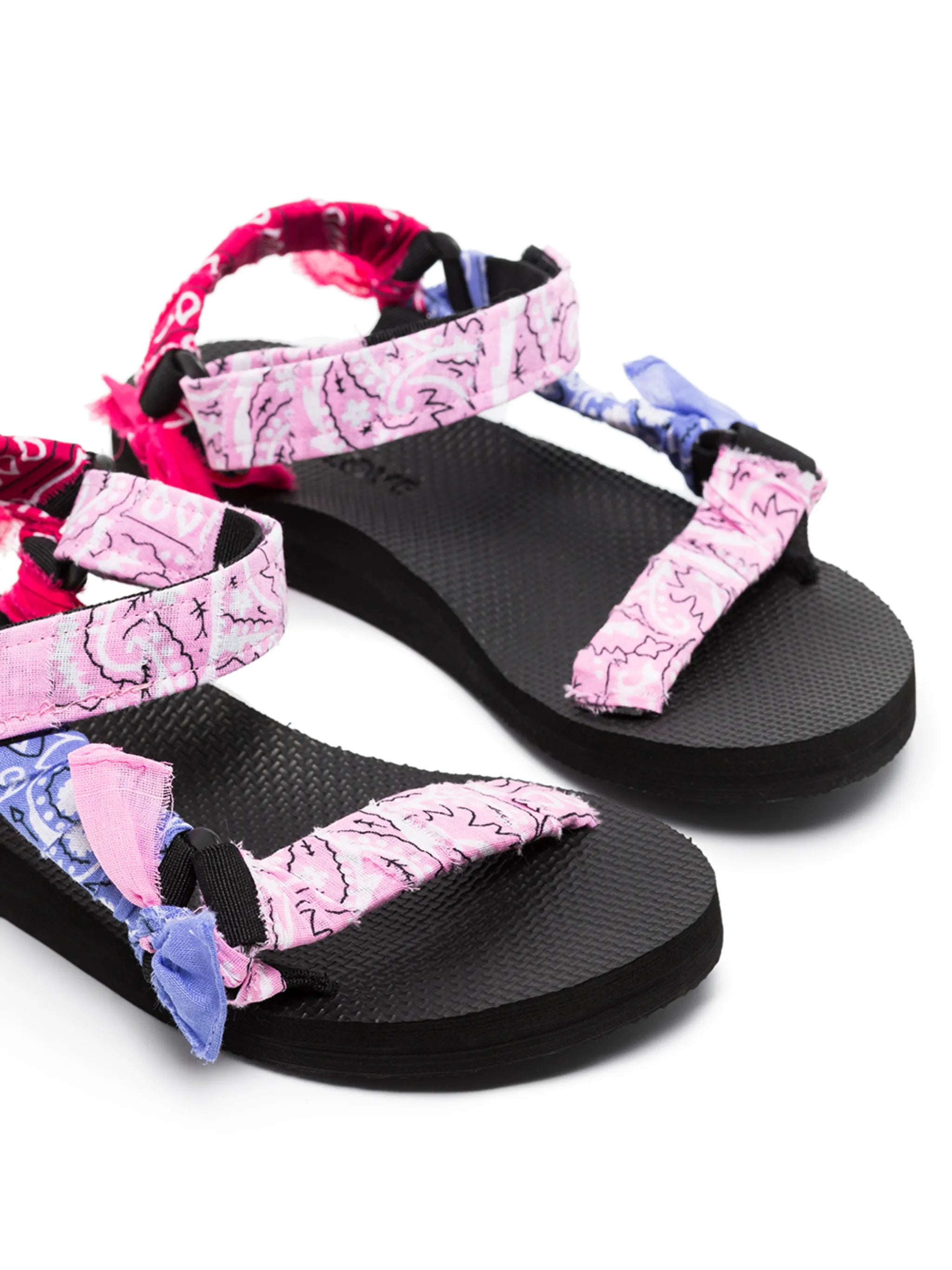Trekky bandana-print flat sandals
