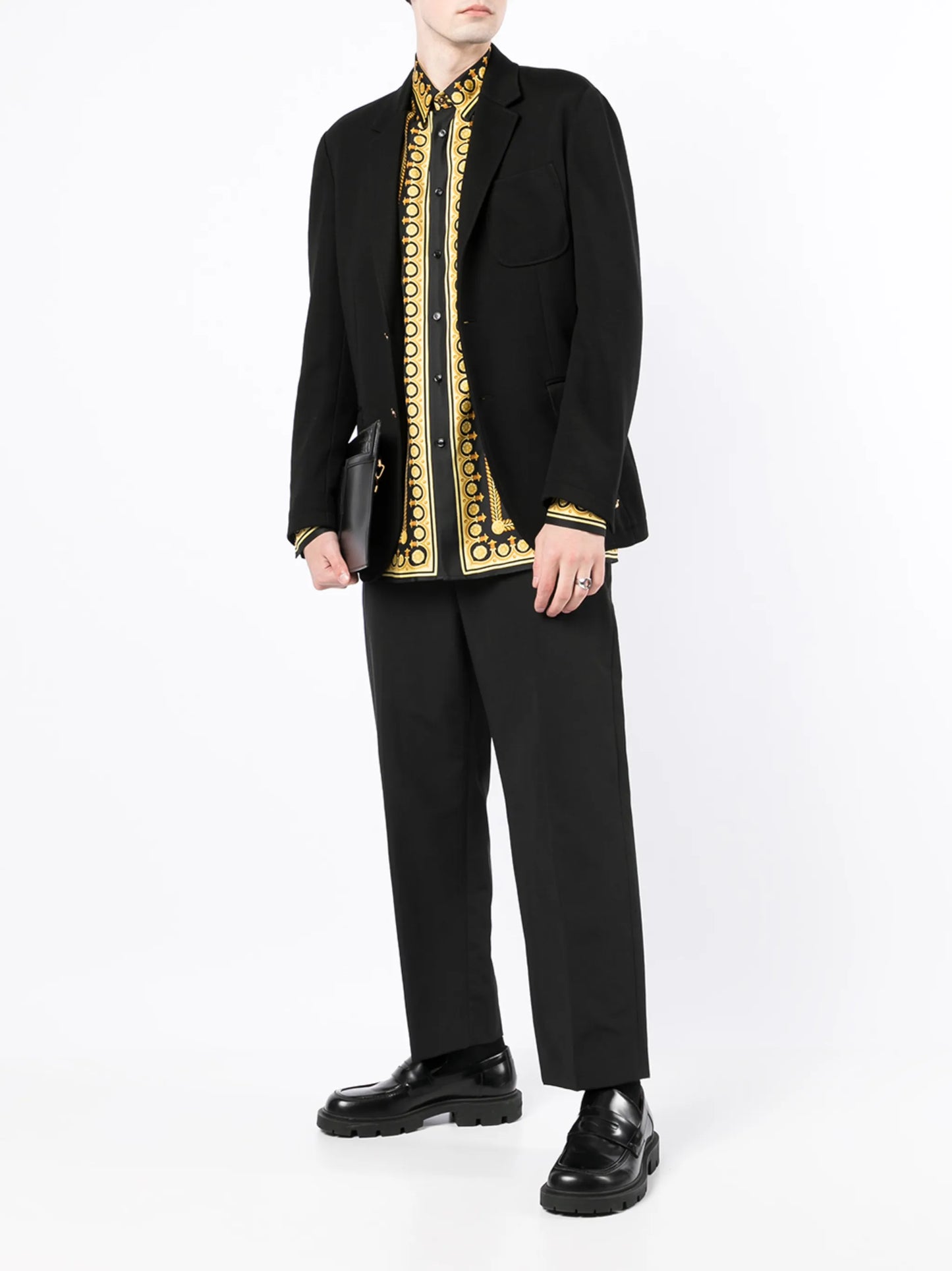 single-breasted blazer