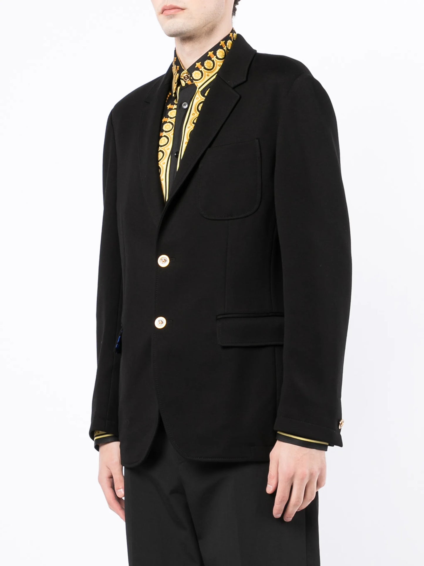 single-breasted blazer