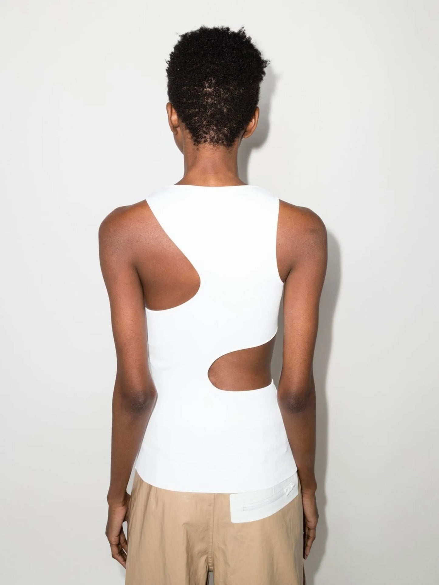 cut-out detail vest top