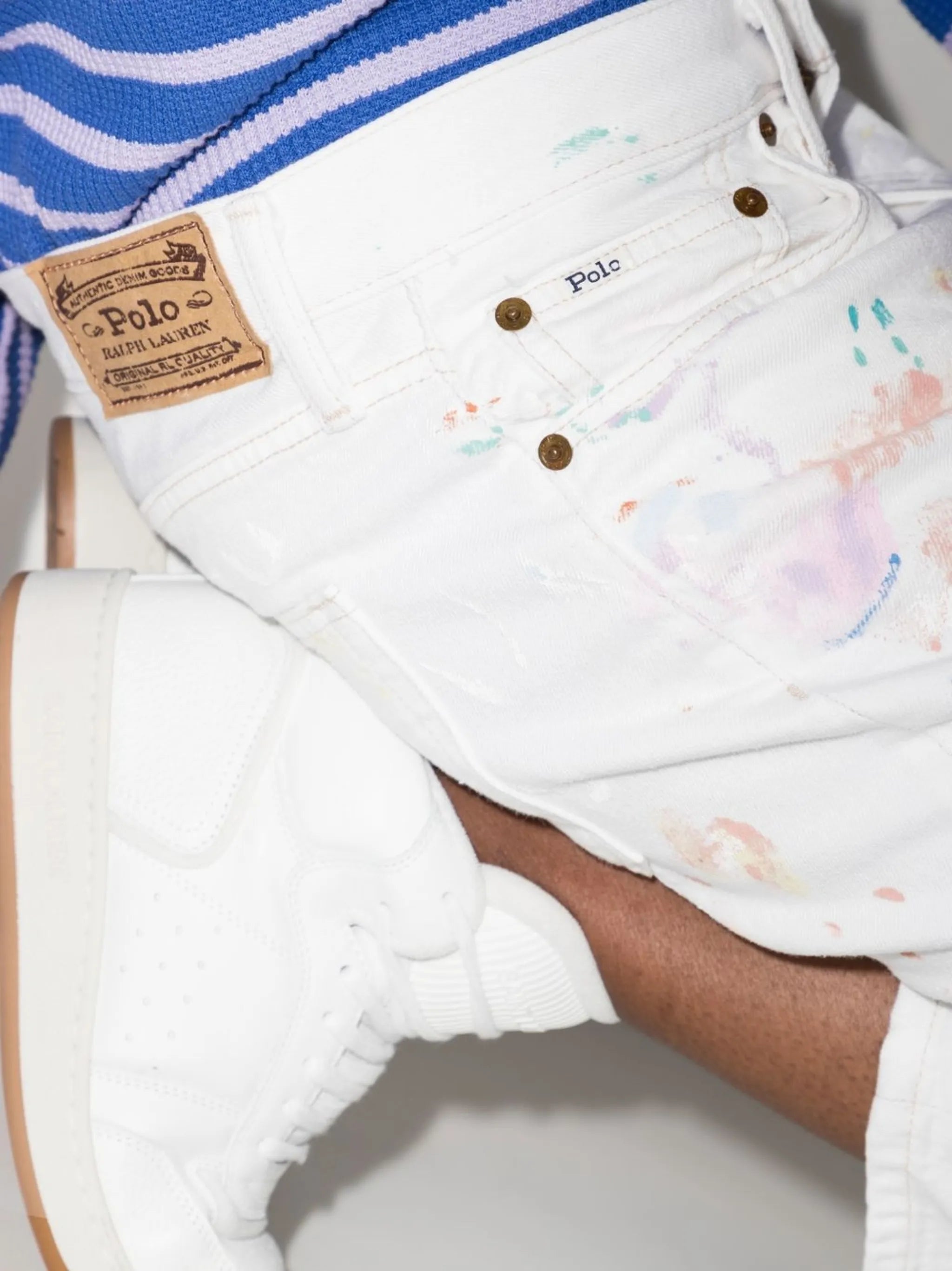 paint-splatter Avery jeans