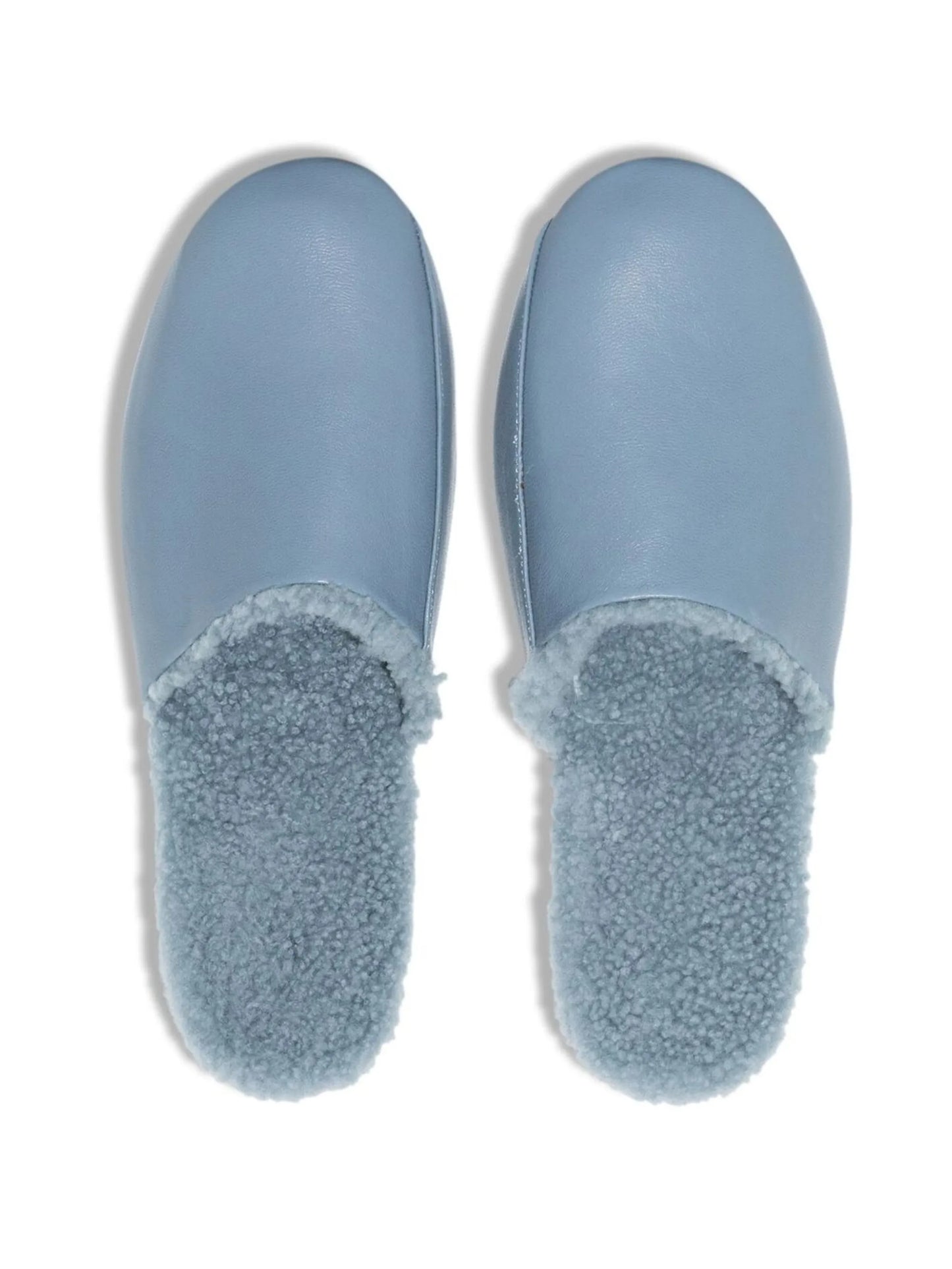 shearling leather slippers