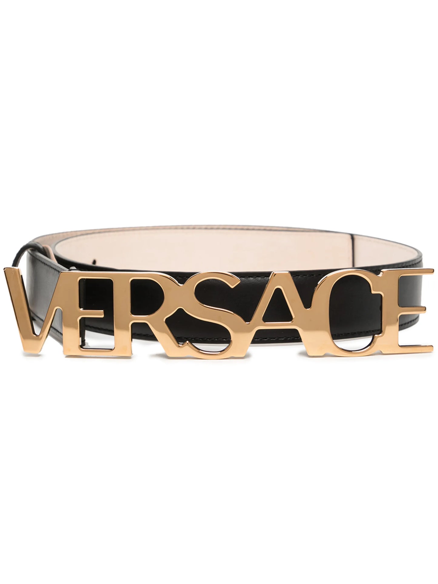 Black Logo Buckle Belt
