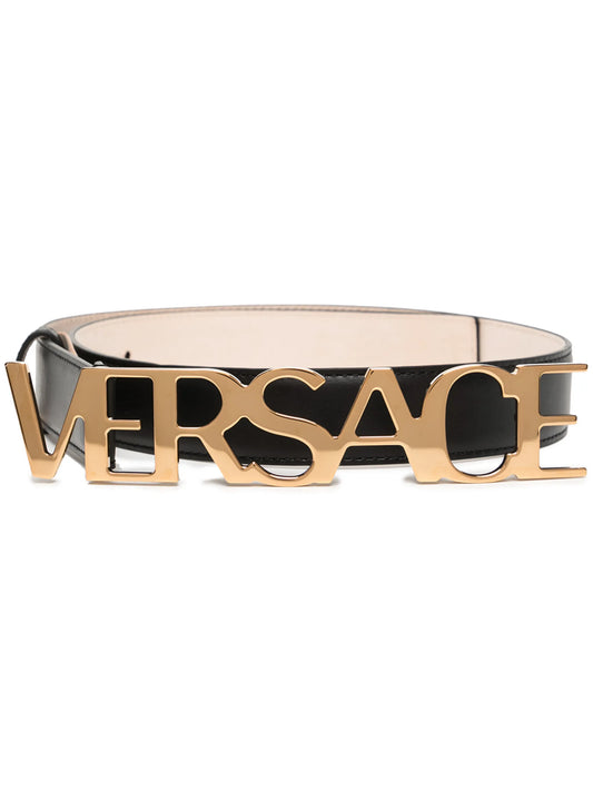 Black Logo Buckle Belt