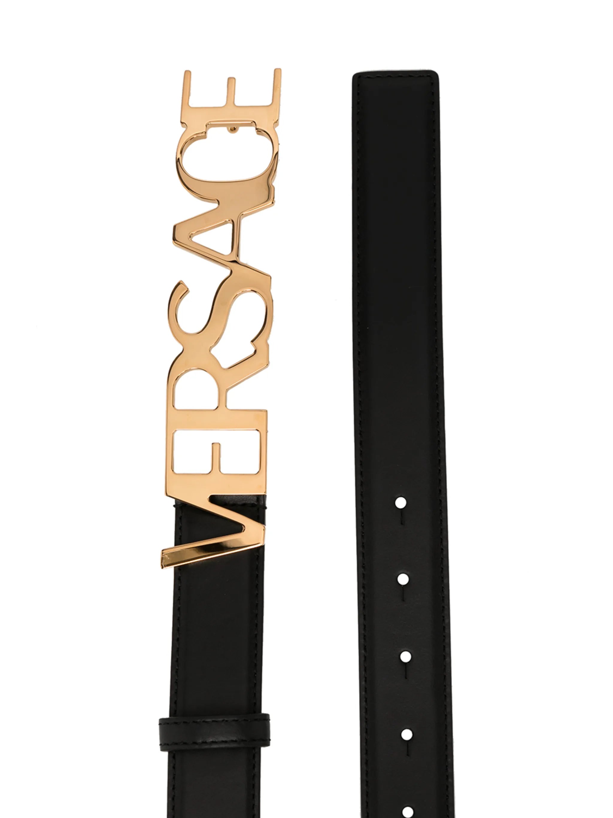 Black Logo Buckle Belt