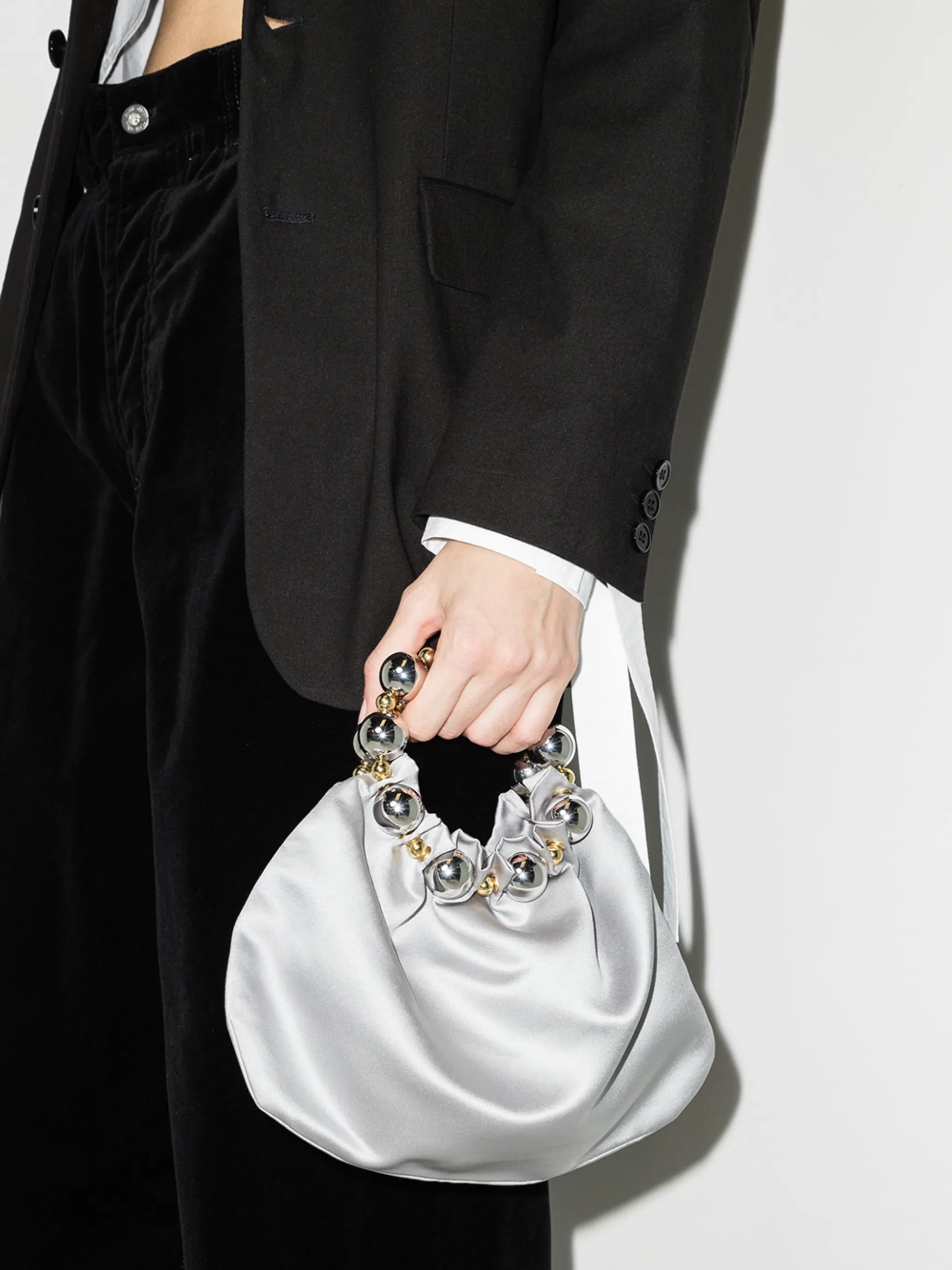 Juliette beaded tote bag