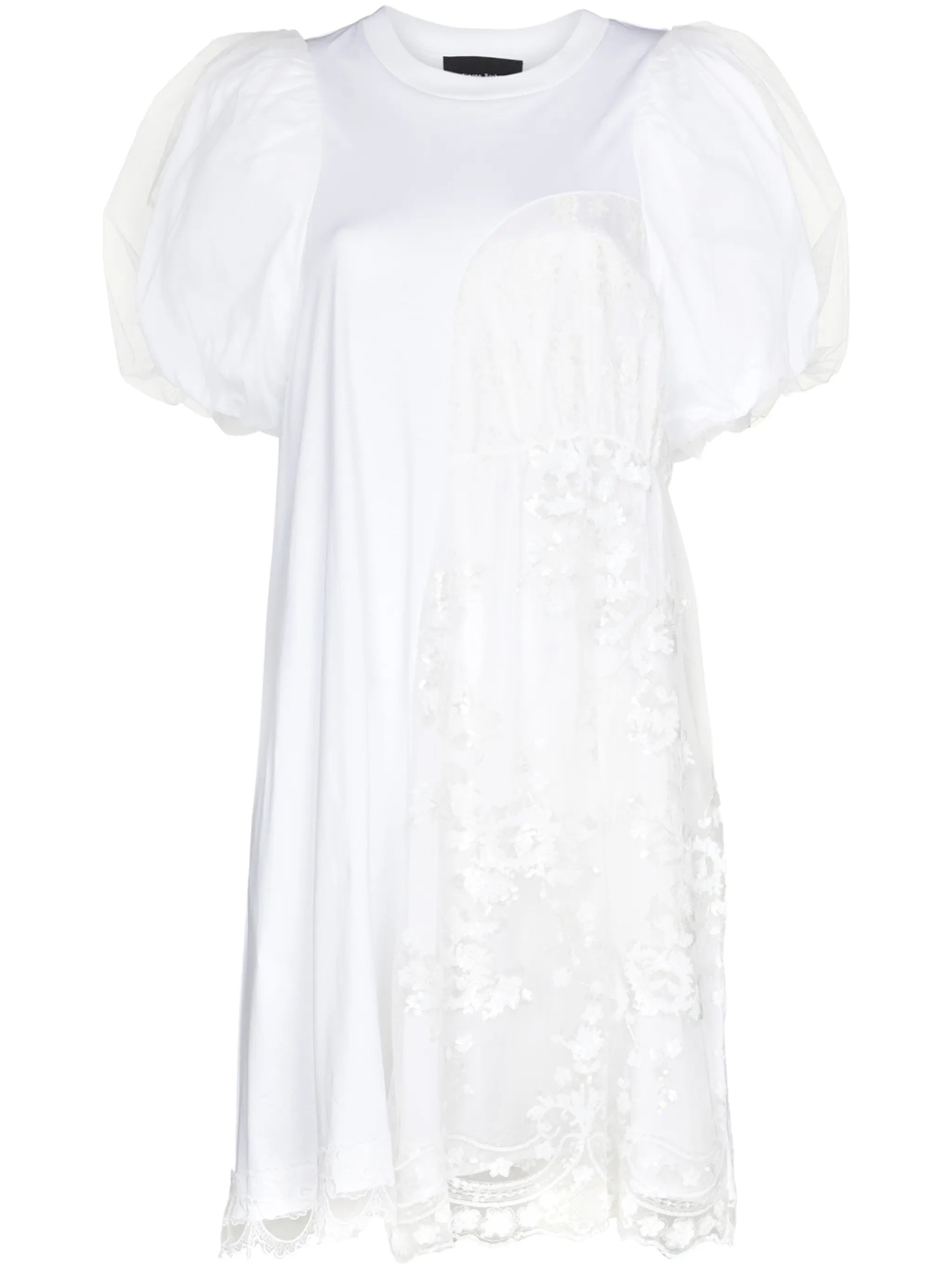 sequin embroidered tulle midi dress