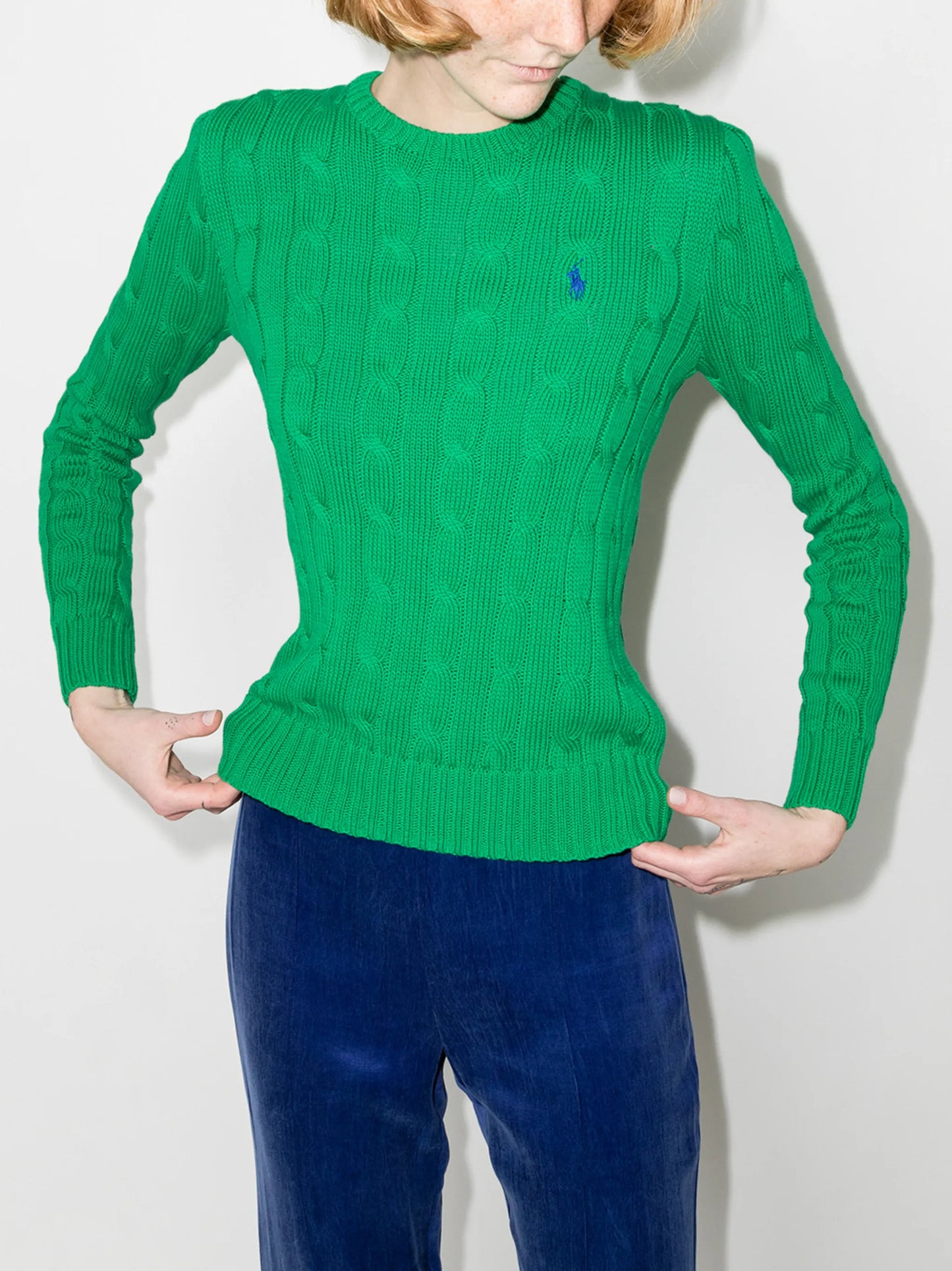 Julianna cable-knit jumper