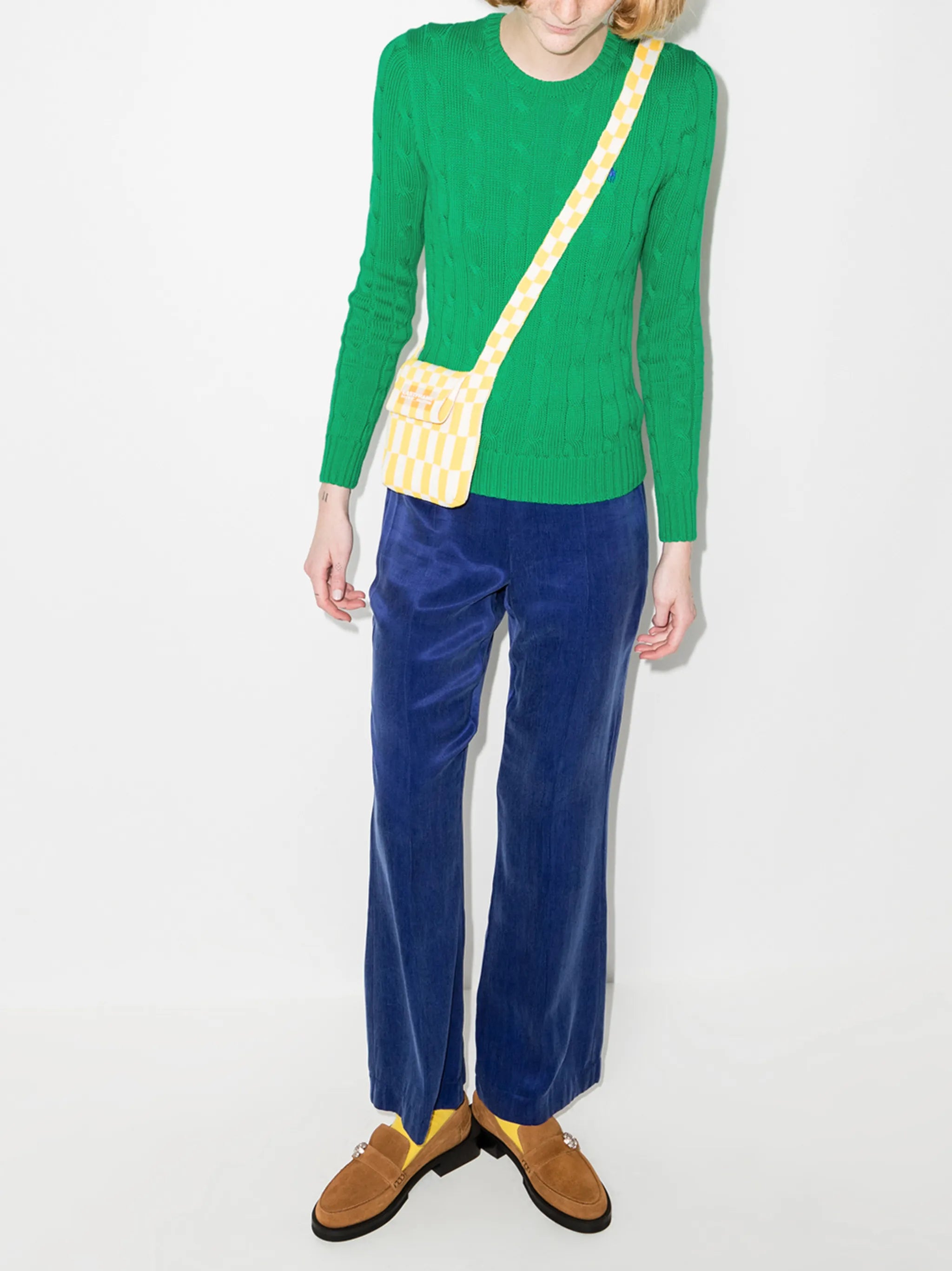 Julianna cable-knit jumper