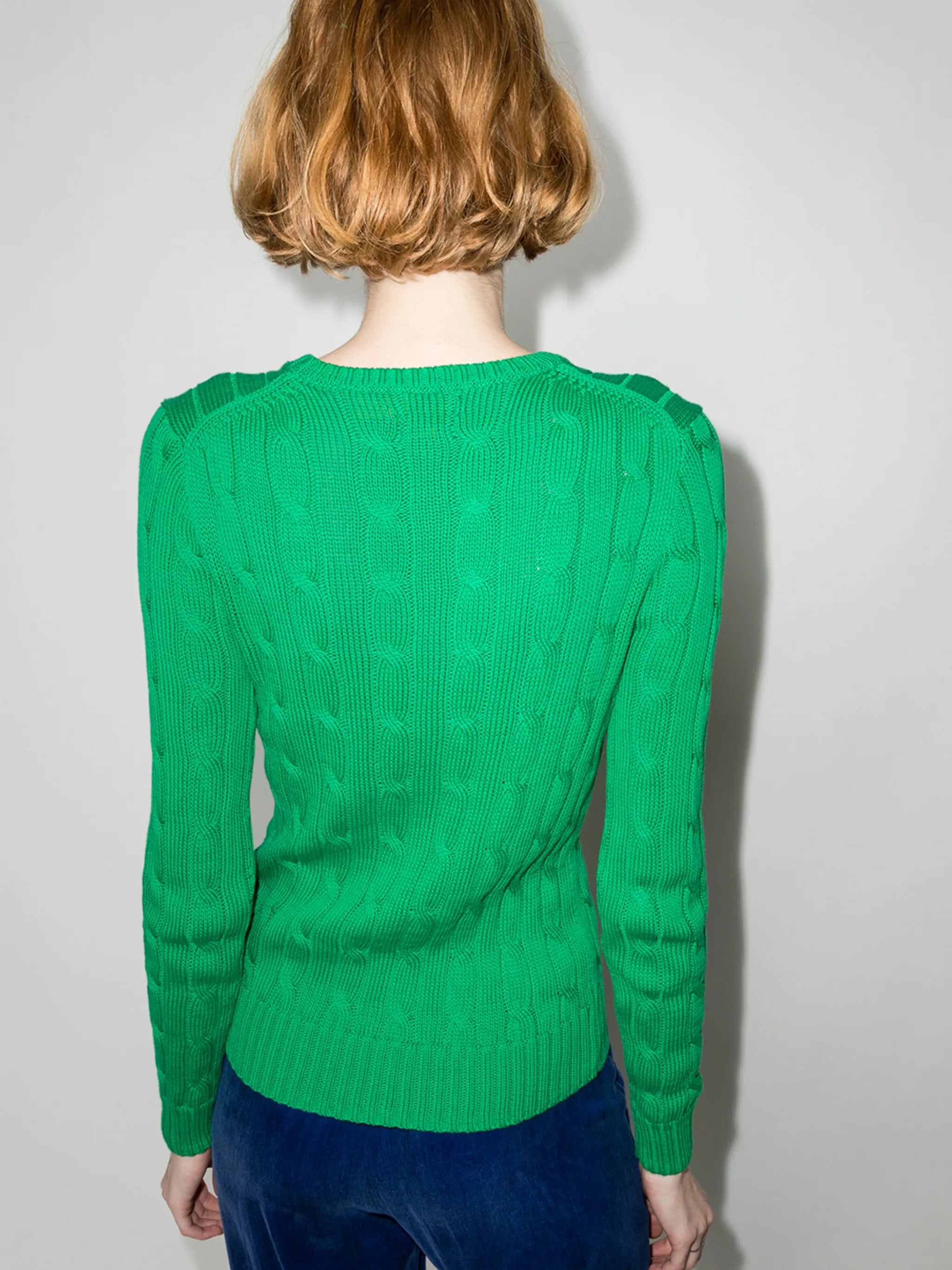 Julianna cable-knit jumper