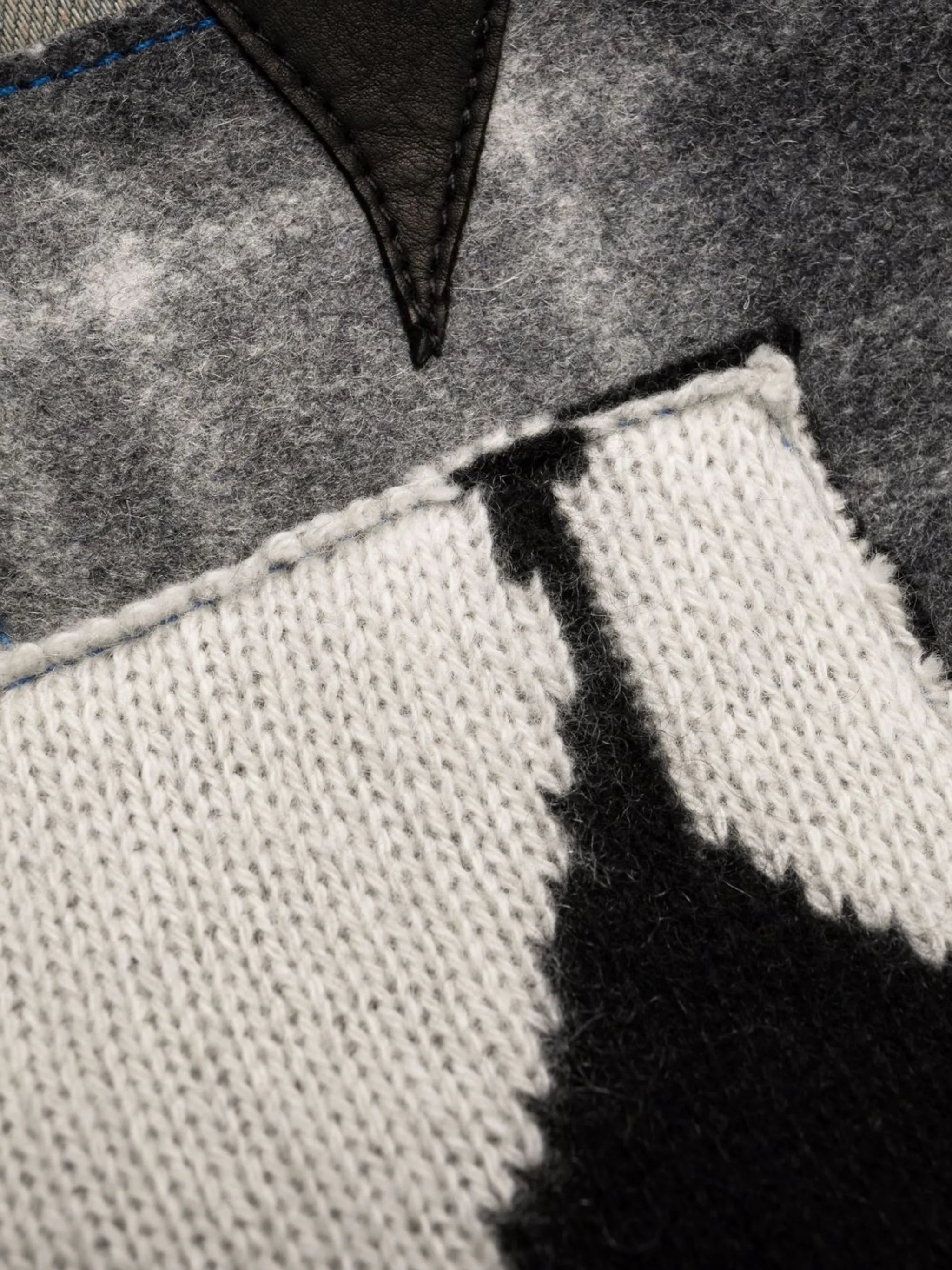 patchwork-detail denim jeans