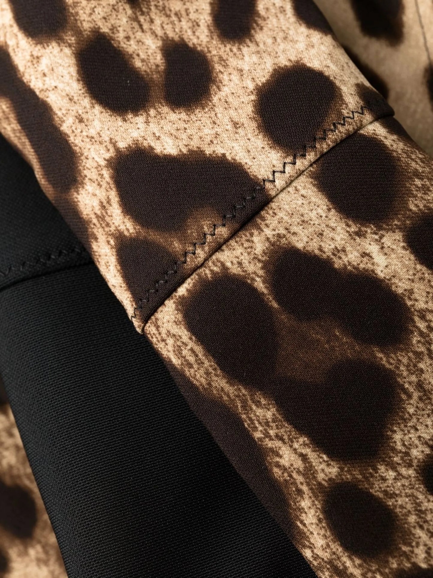leopard-print corset midi dress