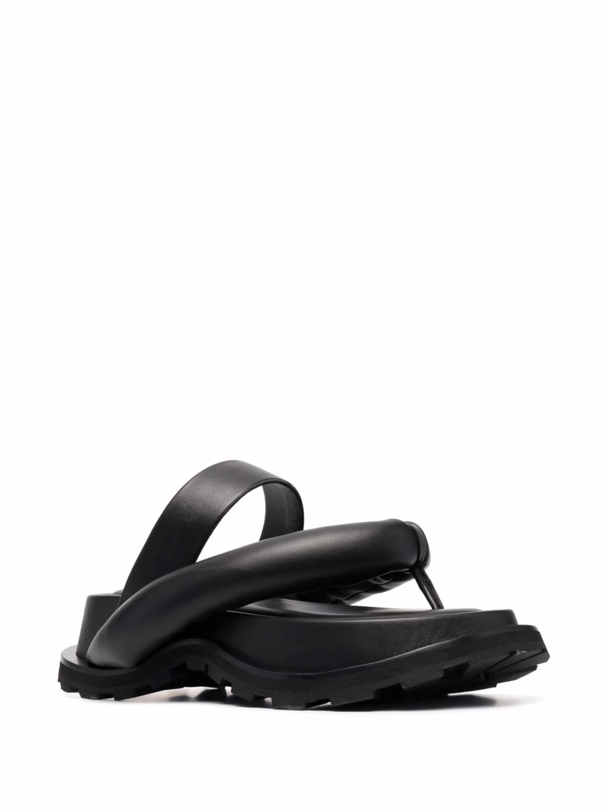 chunky leather sandals