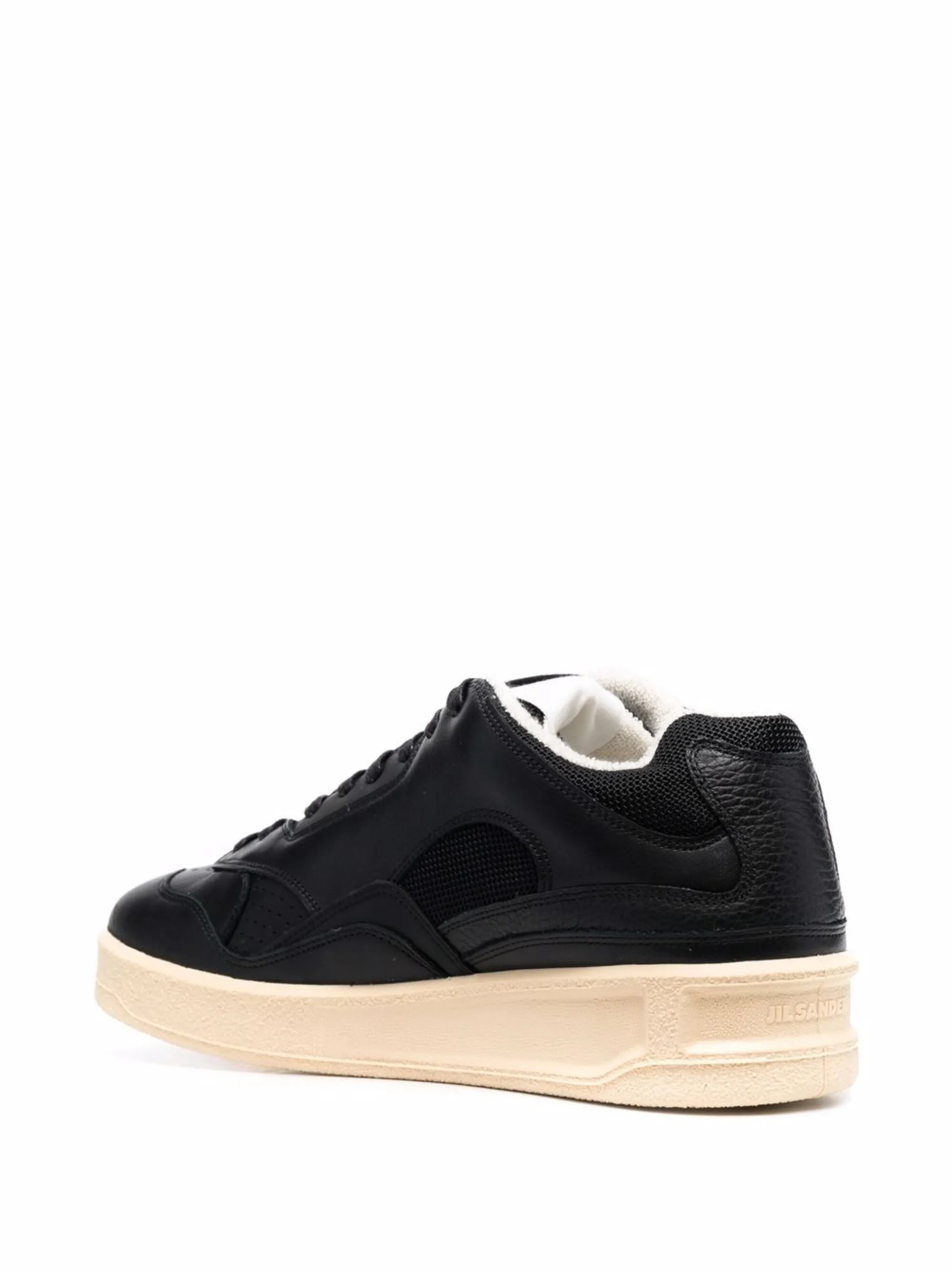 logo-embossed low-top sneakers