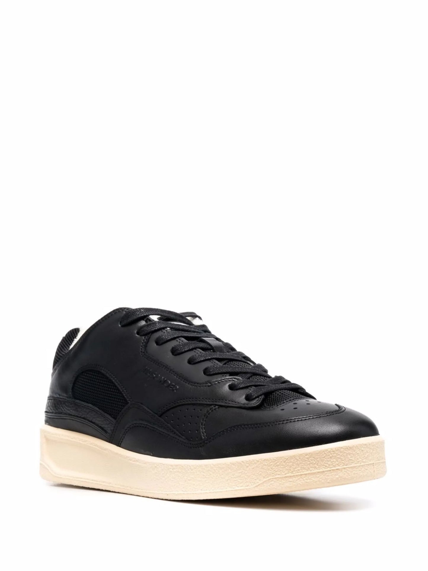 logo-embossed low-top sneakers