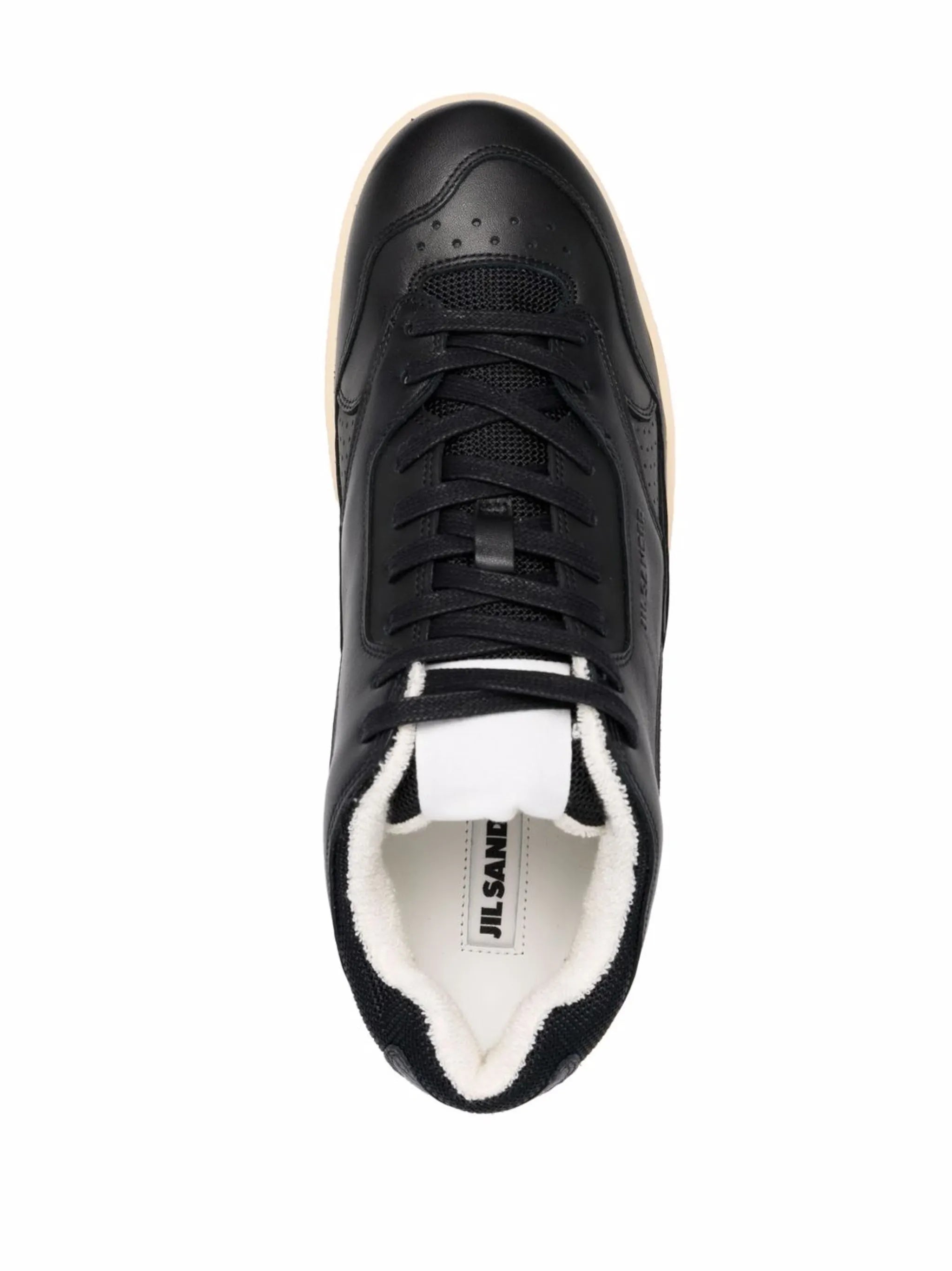 logo-embossed low-top sneakers
