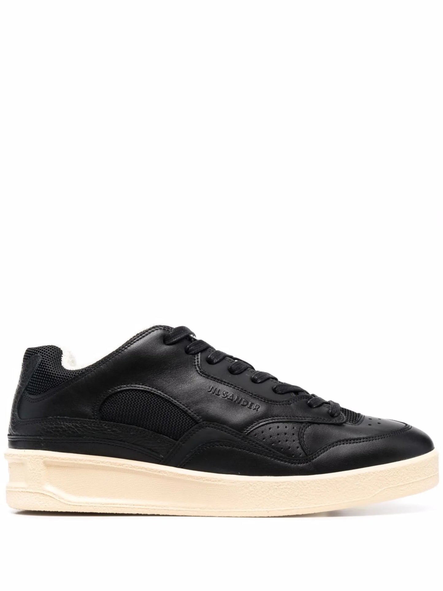 logo-embossed low-top sneakers