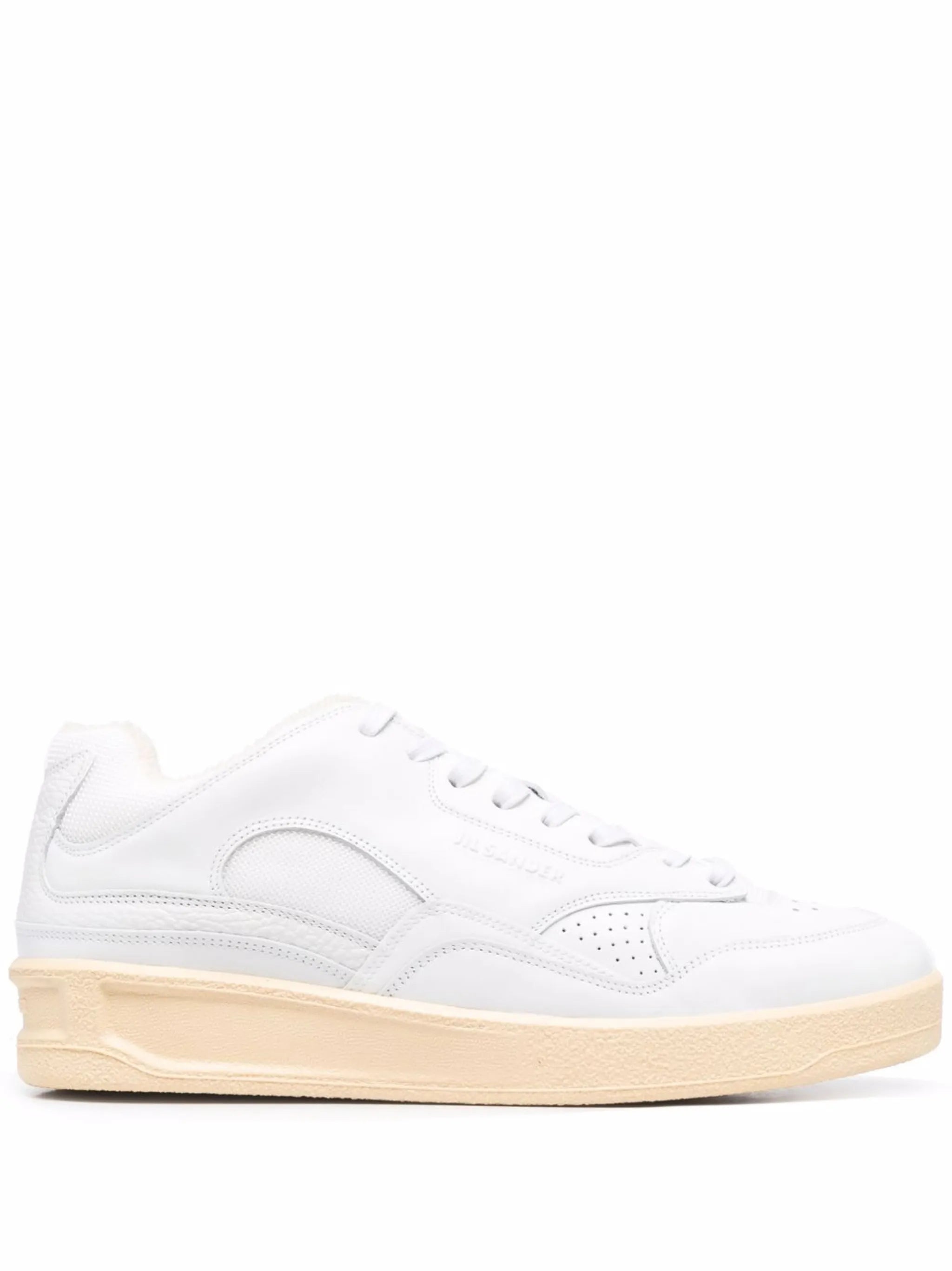 logo-embossed low-top sneakers