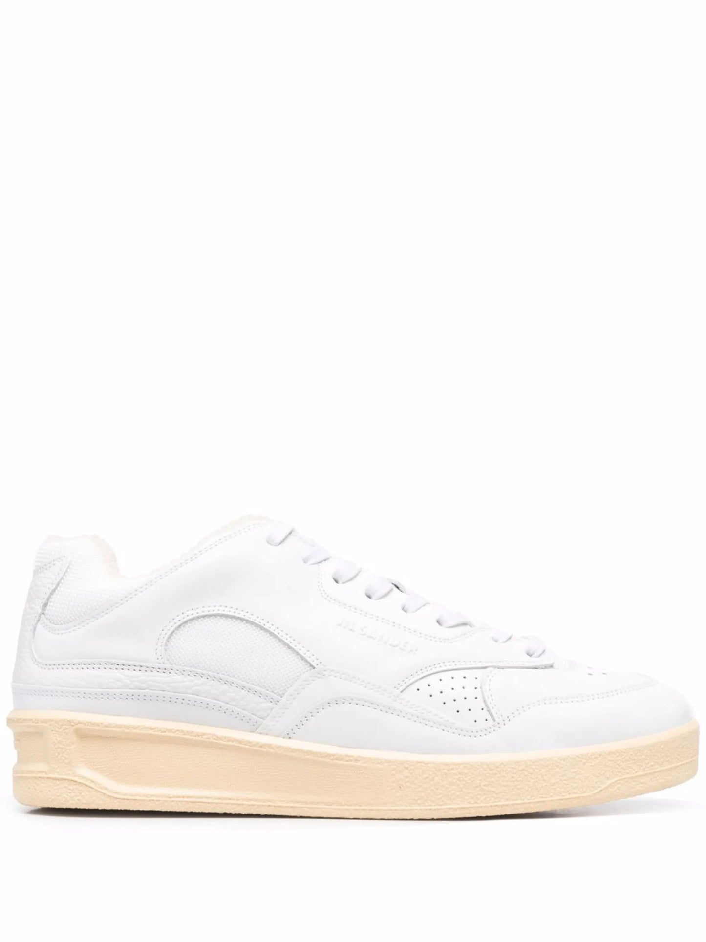 logo-embossed low-top sneakers