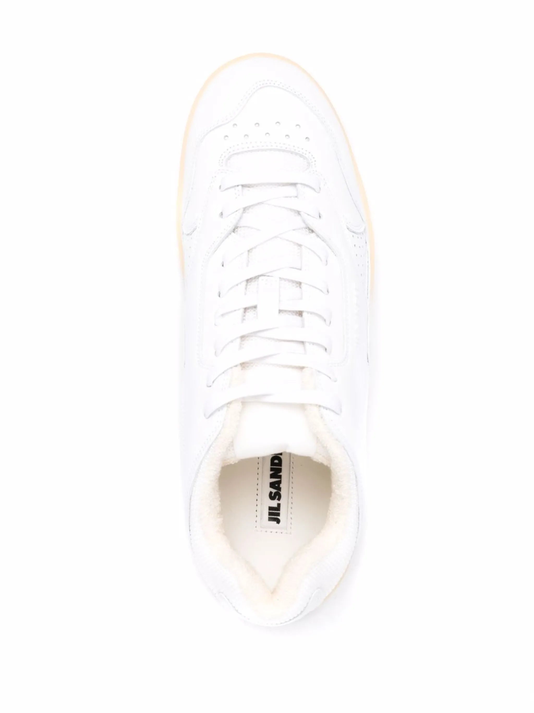 logo-embossed low-top sneakers