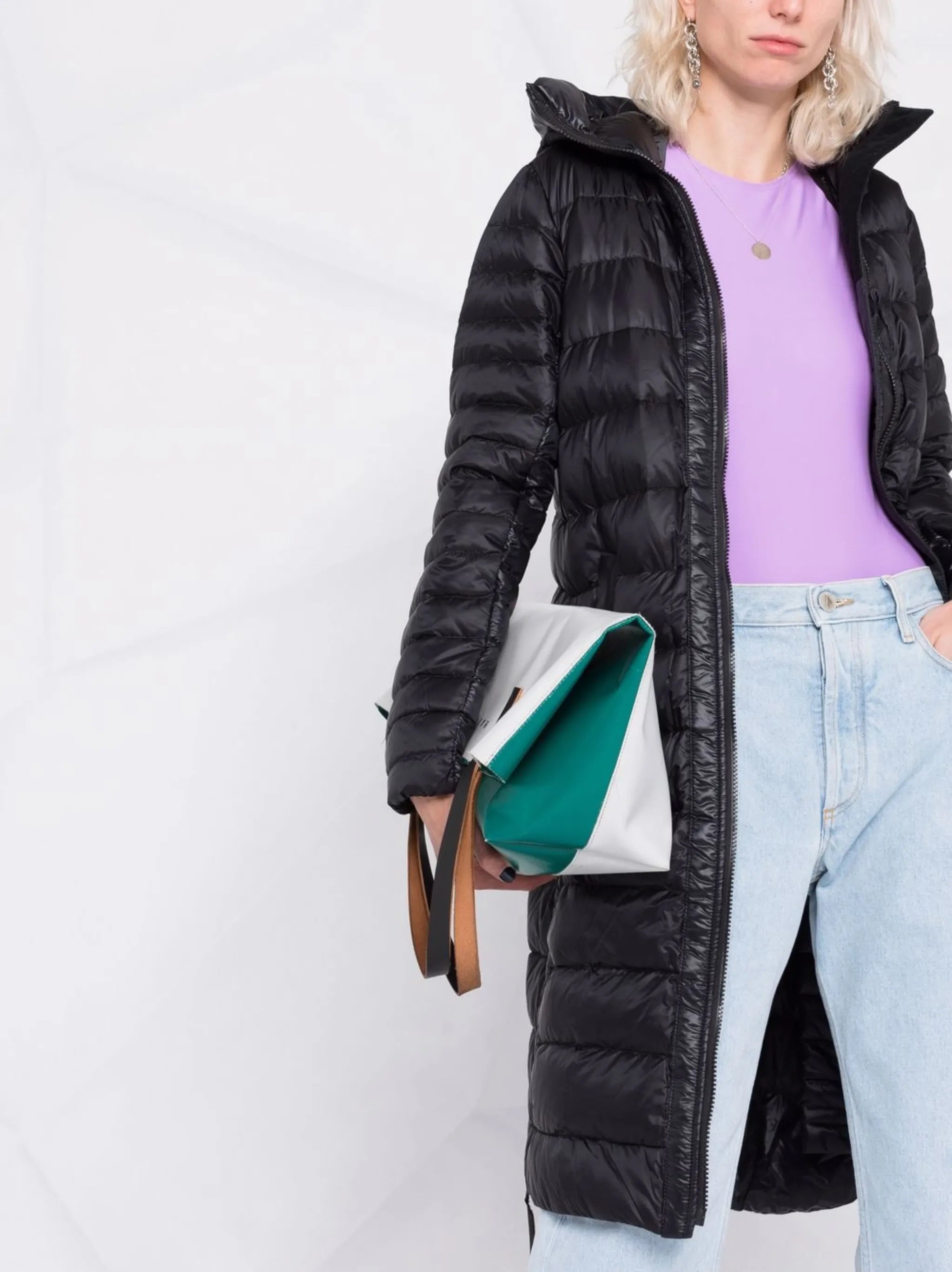 padded down coat
