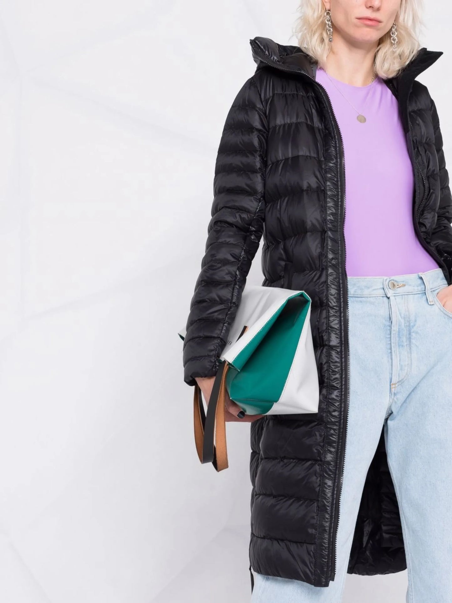 padded down coat