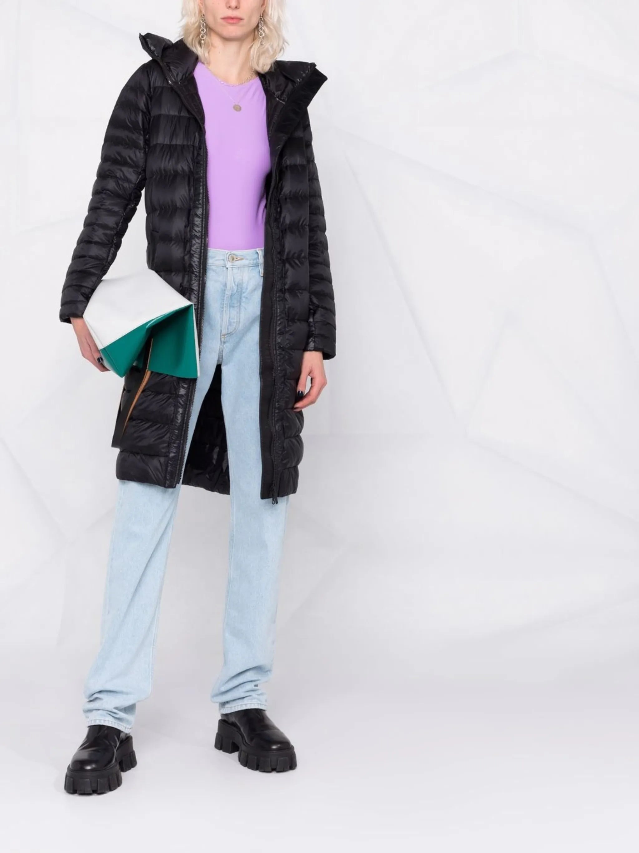 padded down coat