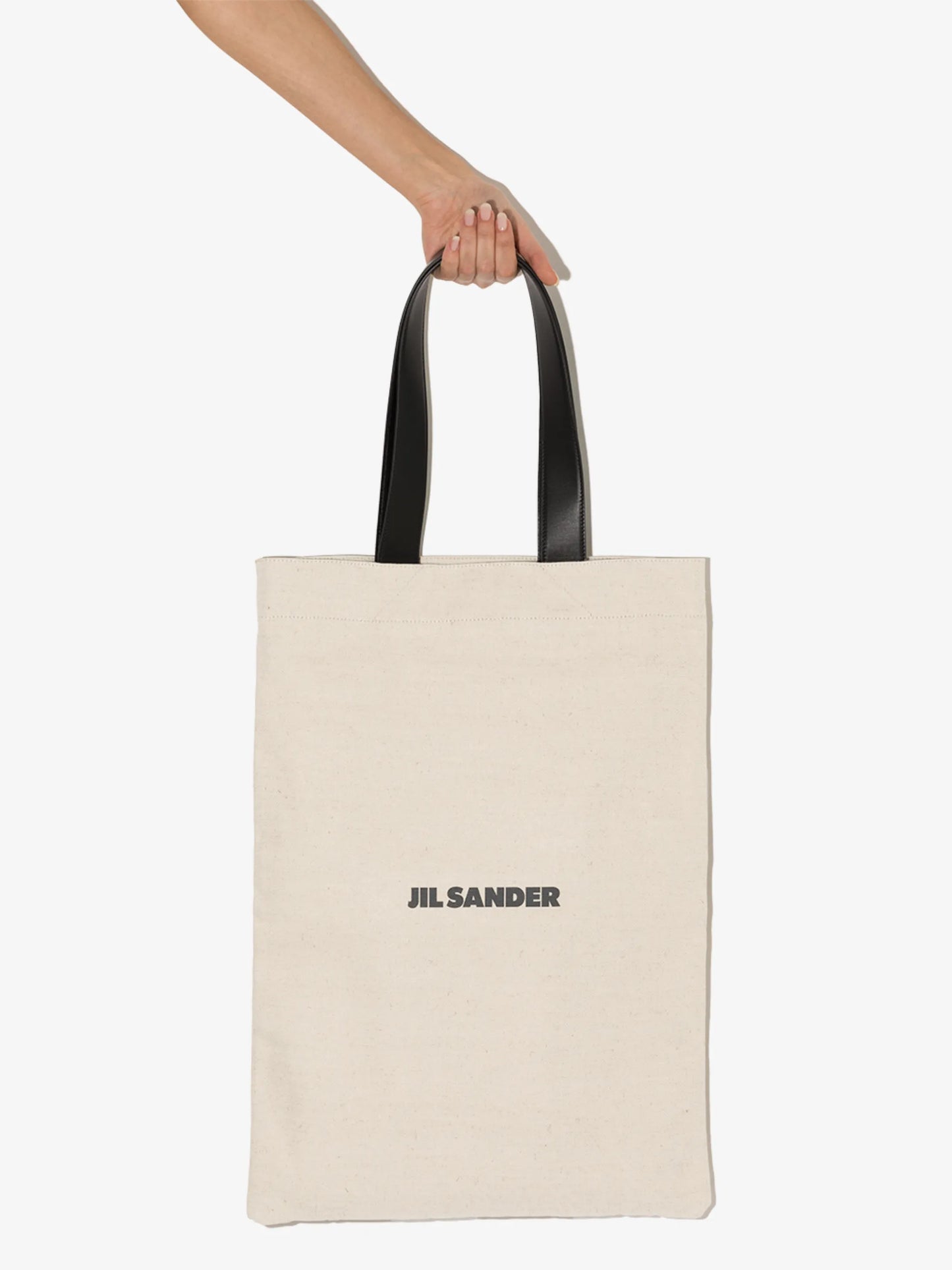 logo-print tote bag