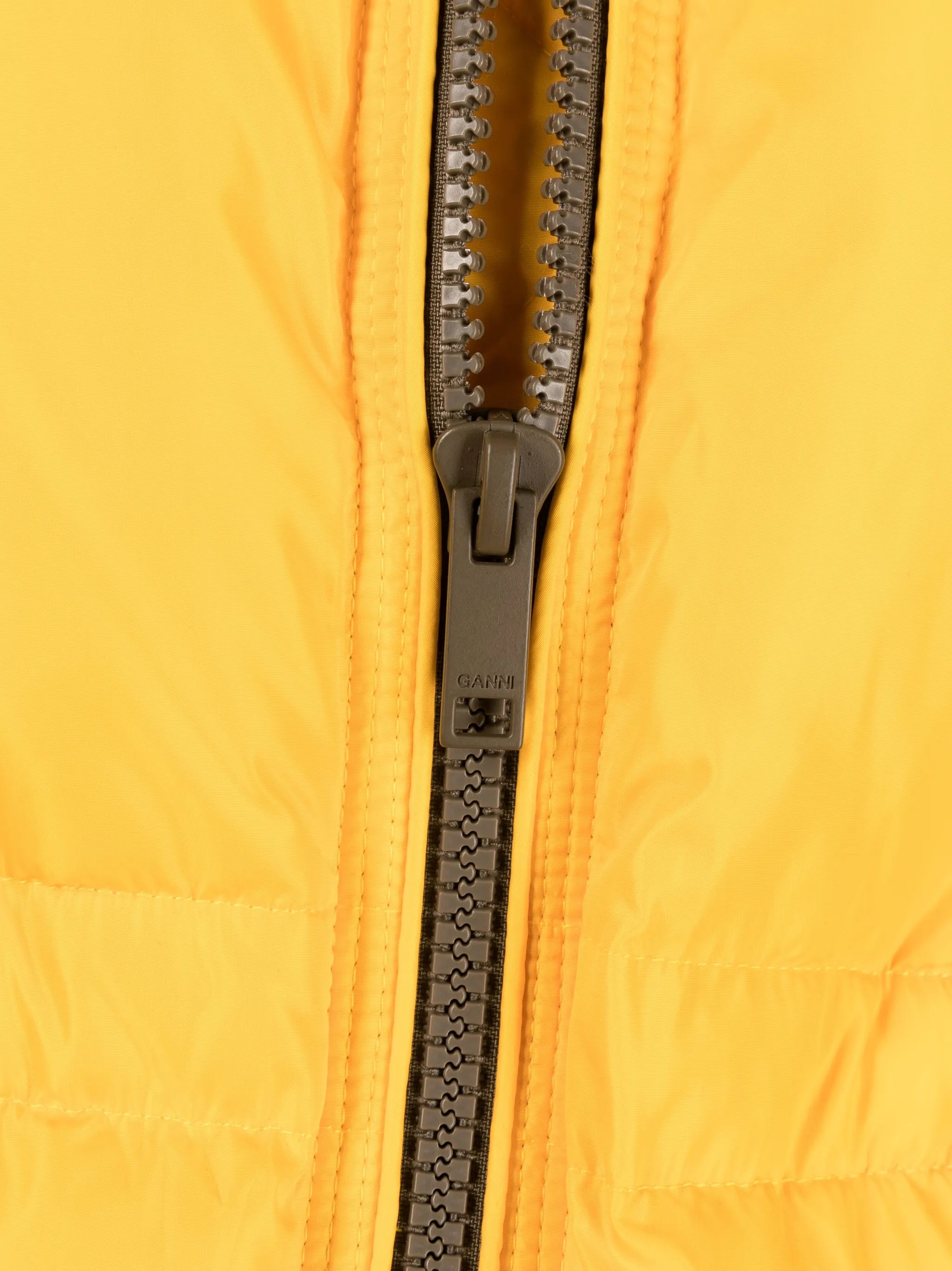 padded hooded coat