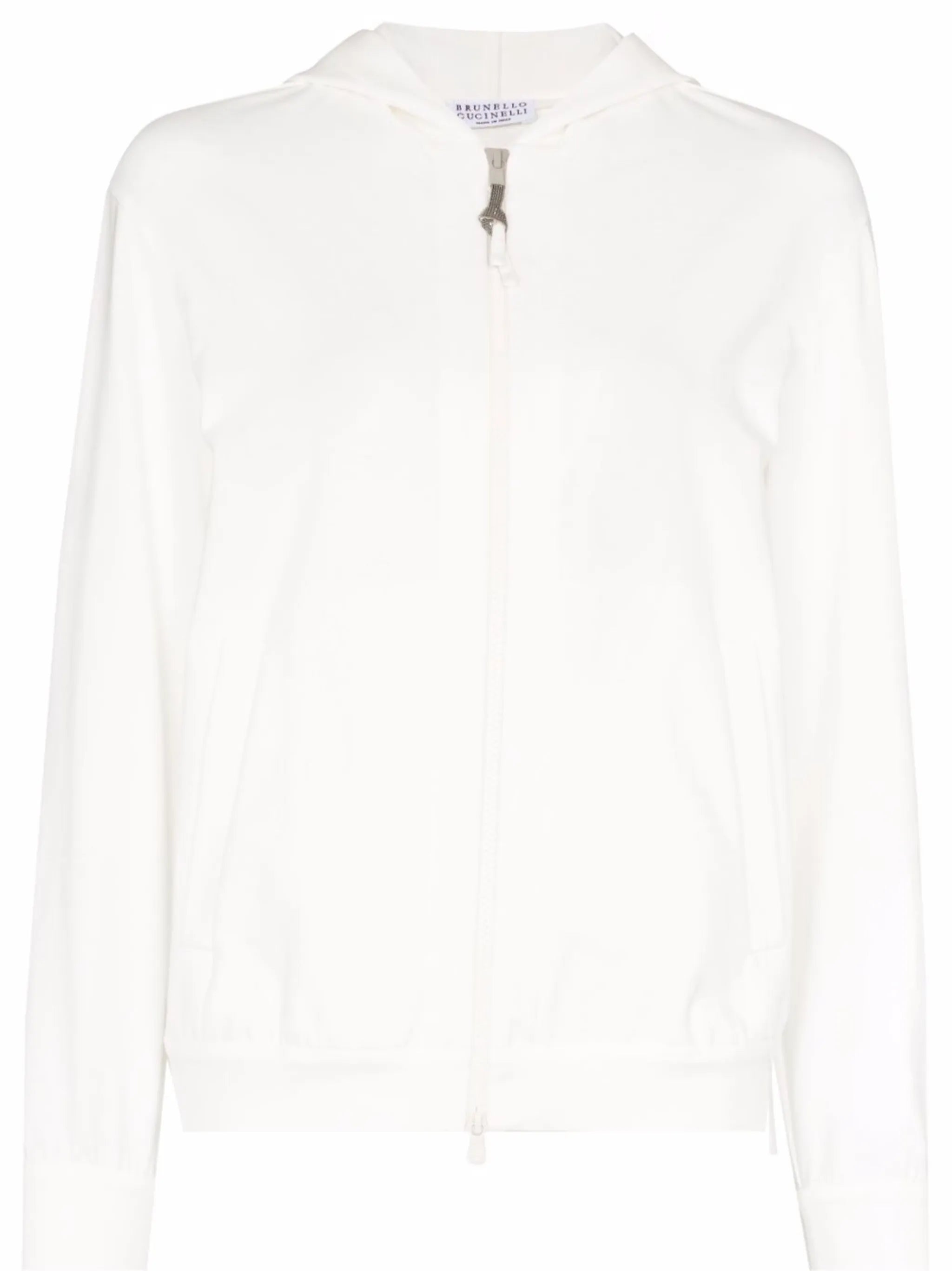 two-way zip-up hoodie
