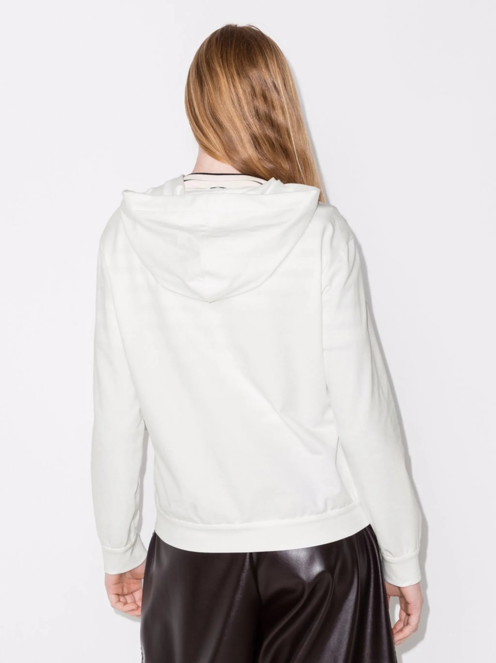 two-way zip-up hoodie