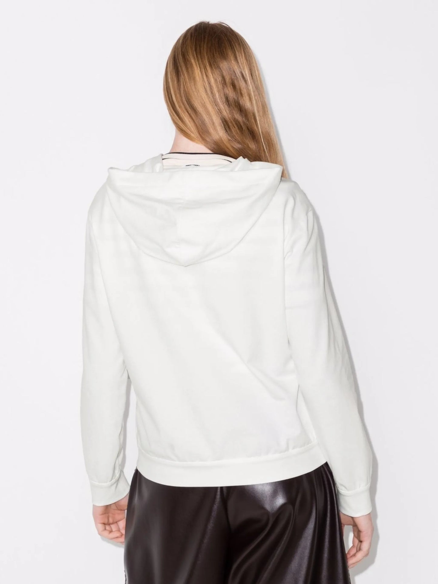 two-way zip-up hoodie