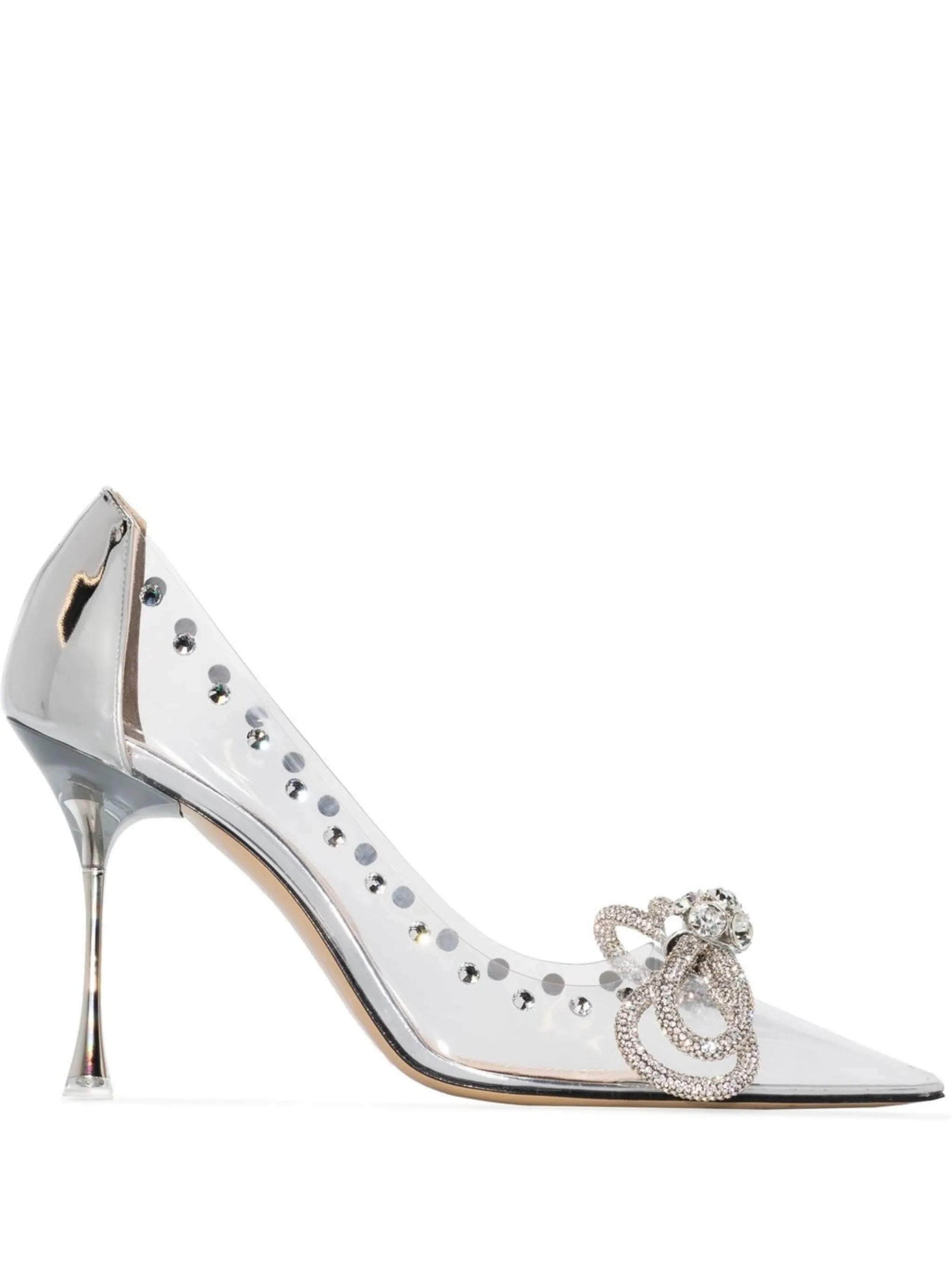 115mm crystal-embellished pumps