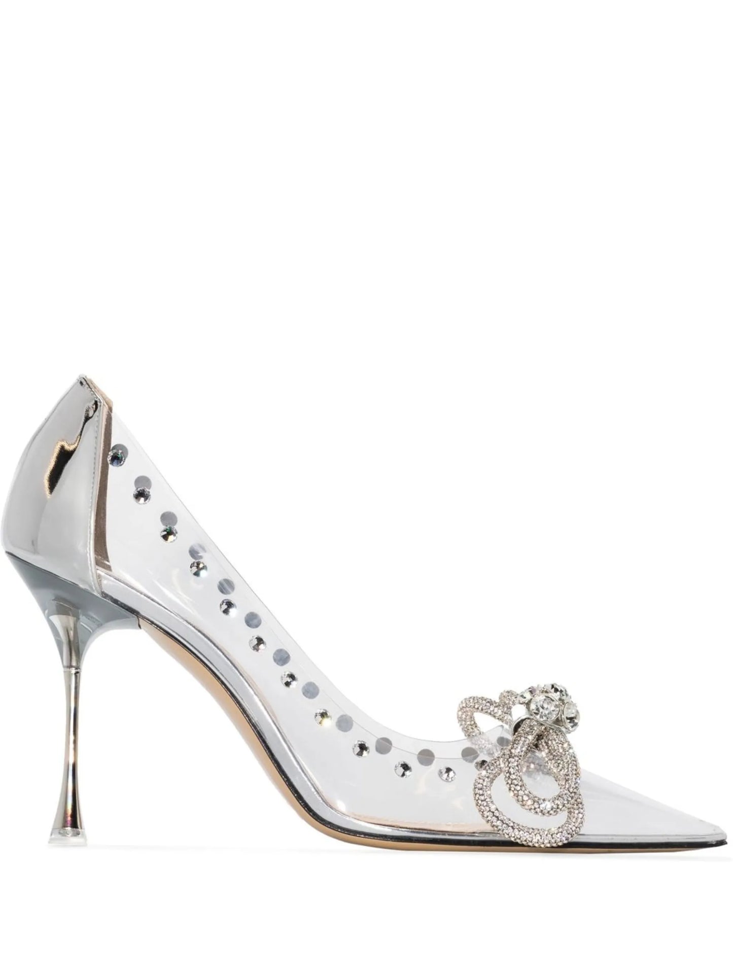 115mm crystal-embellished pumps