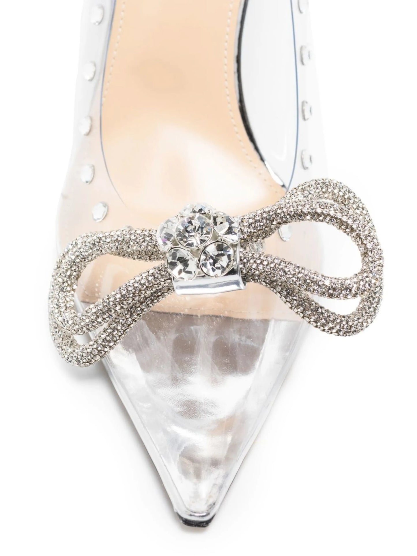 115mm crystal-embellished pumps