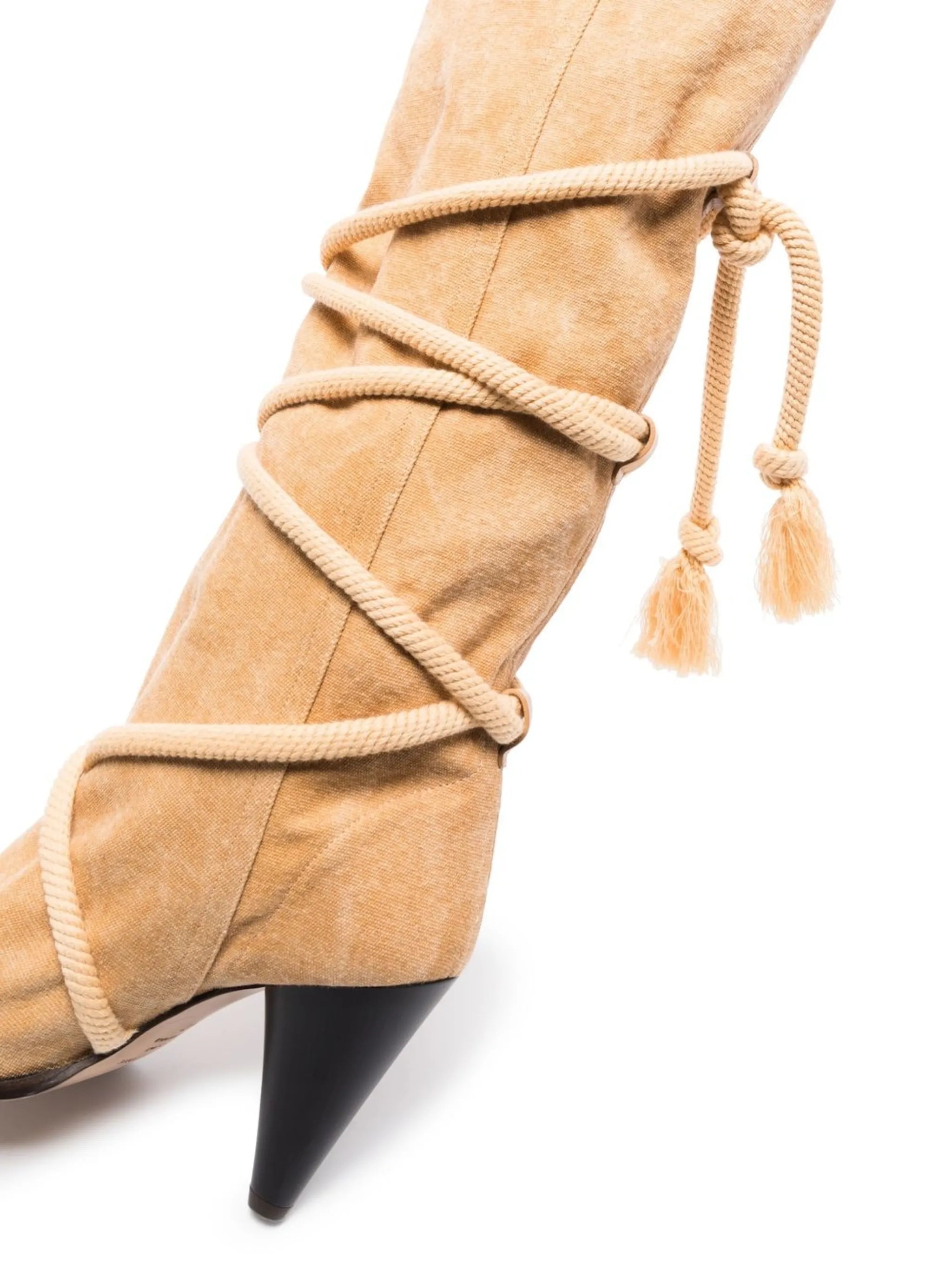 Lophie 90mm rope-strap boots