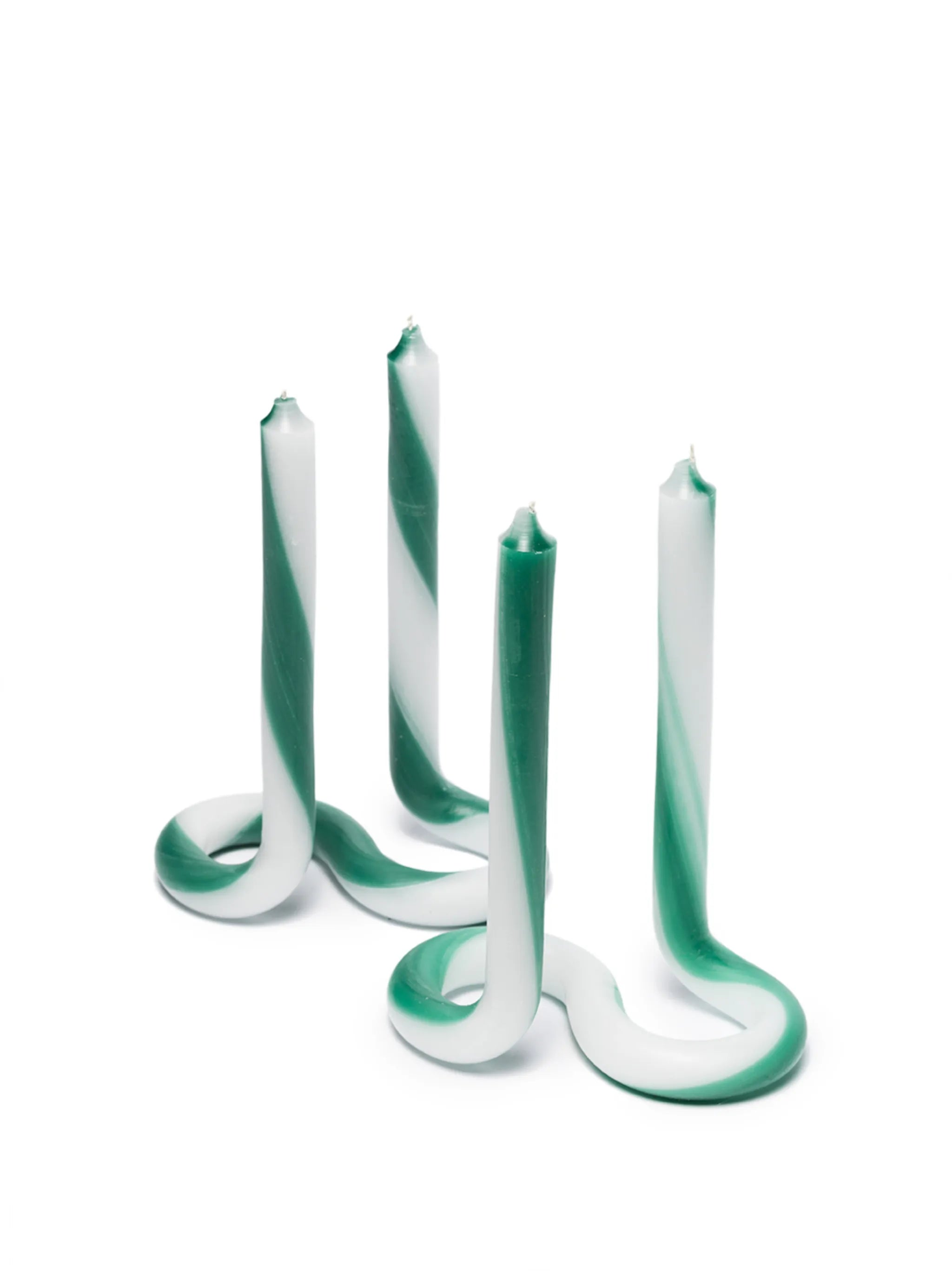 stripe twist dual candle