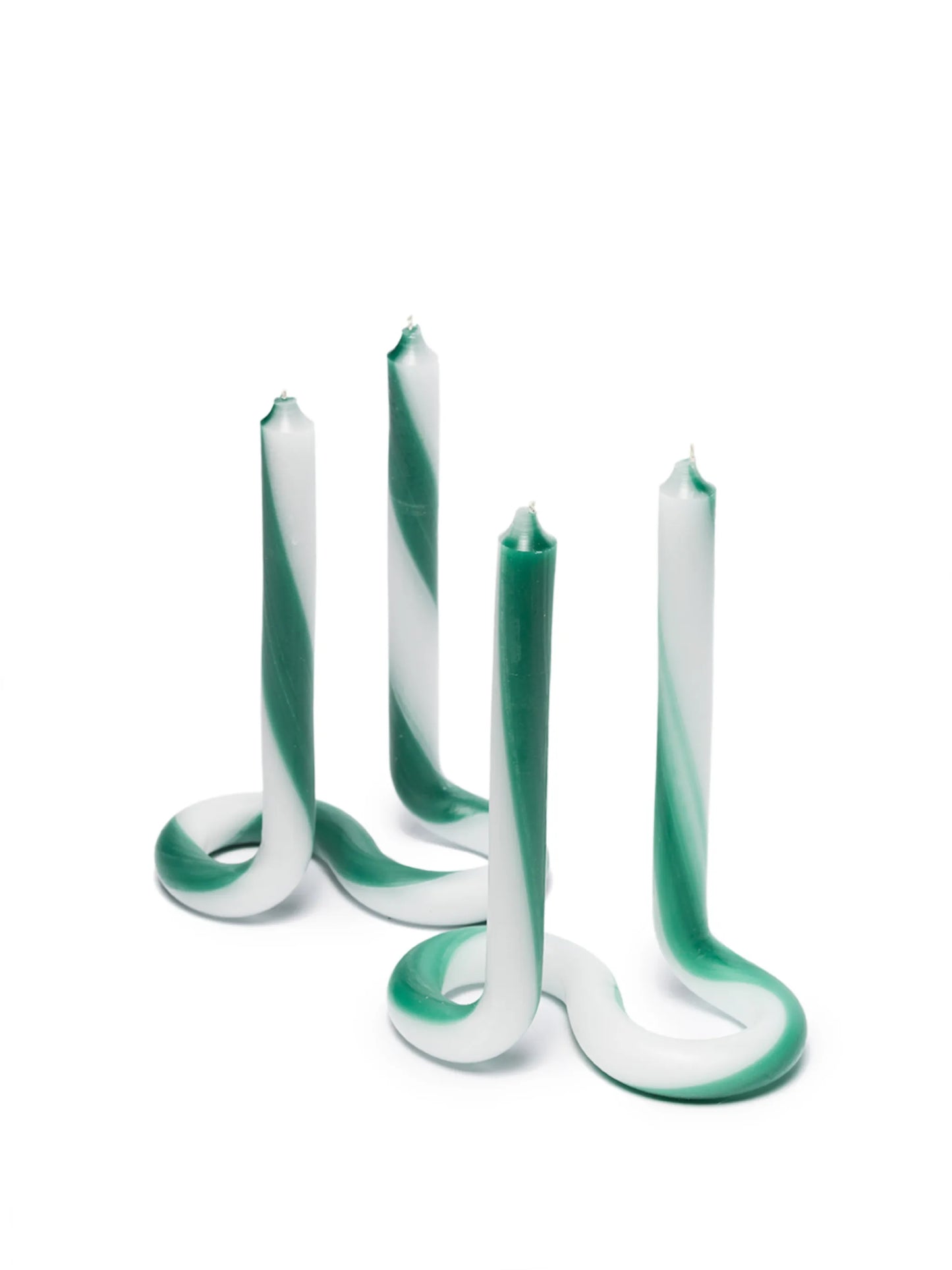 stripe twist dual candle