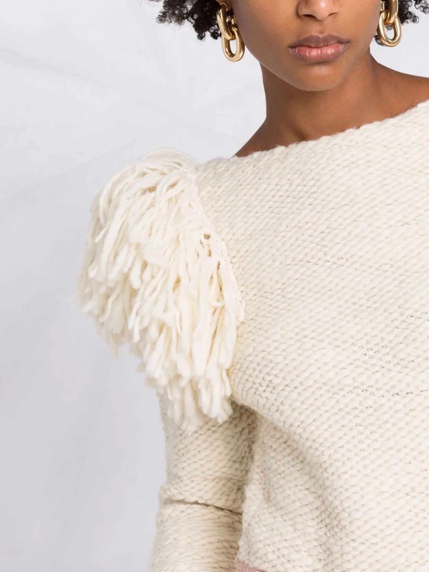Sully fringe-detail jumper
