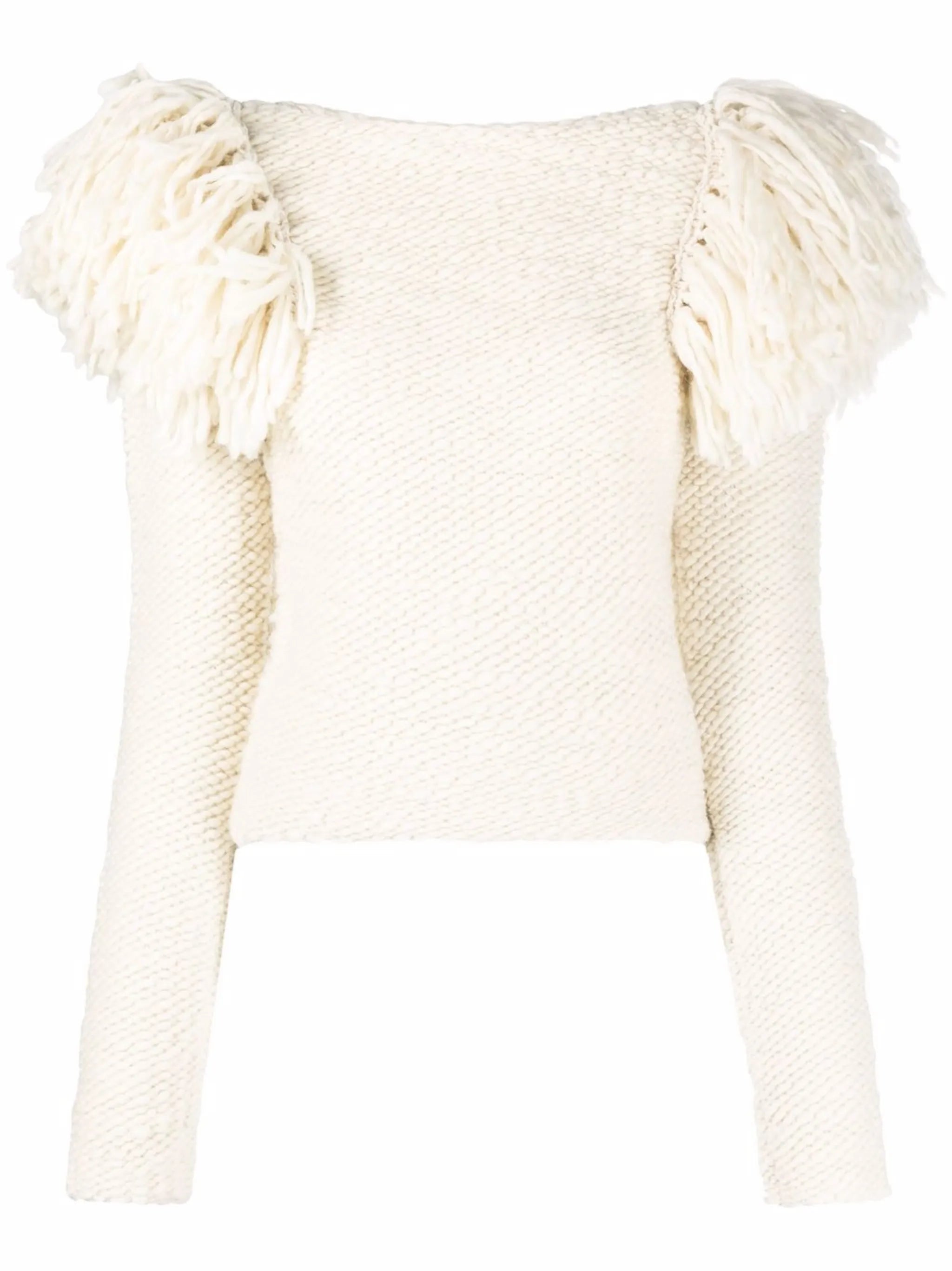 Sully fringe-detail jumper