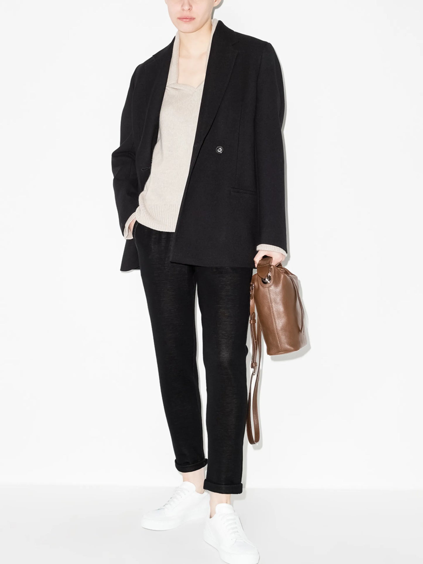 Monili-detail drawstring track pants