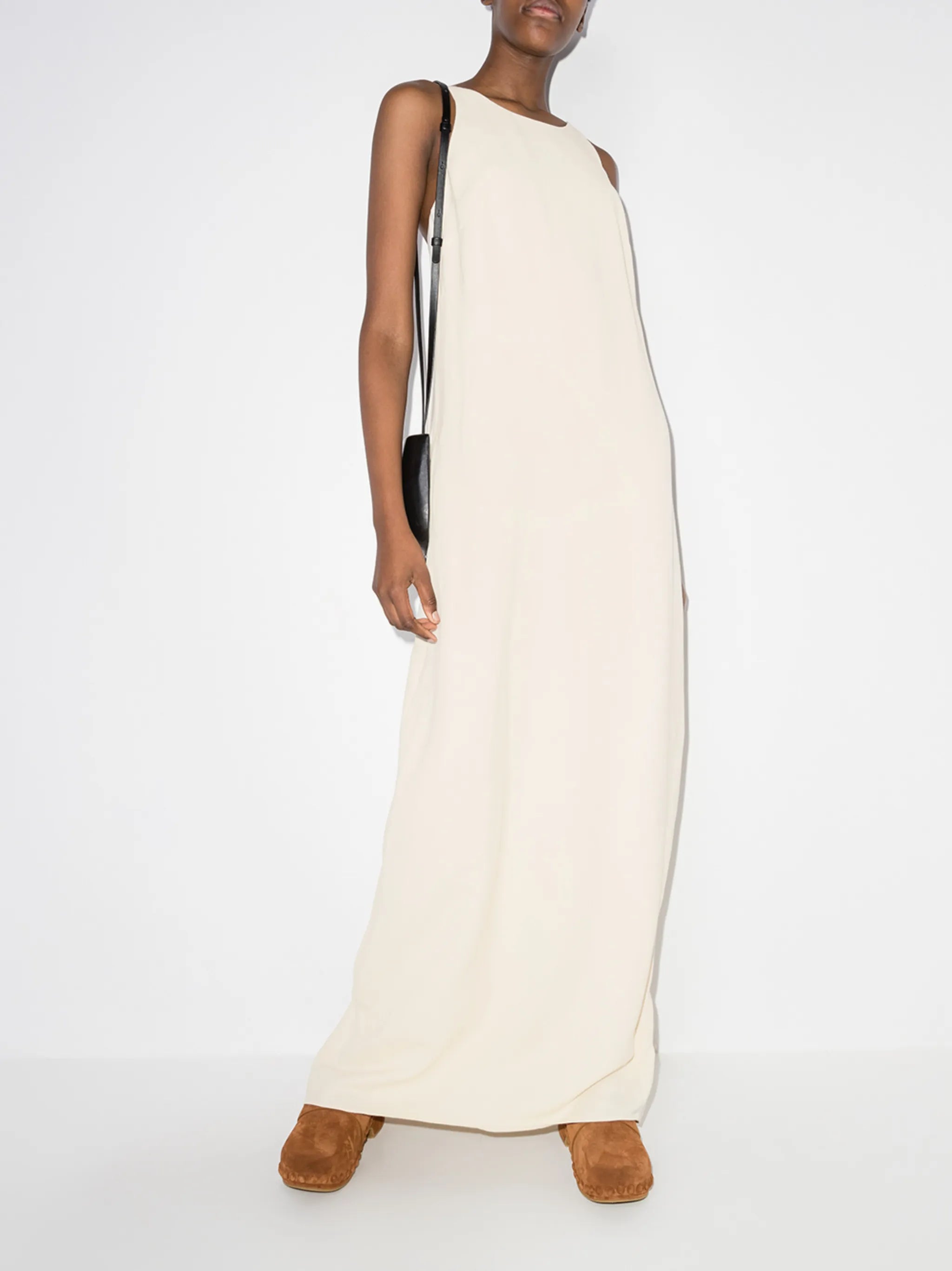 Monili-chain sleeveless maxi dress