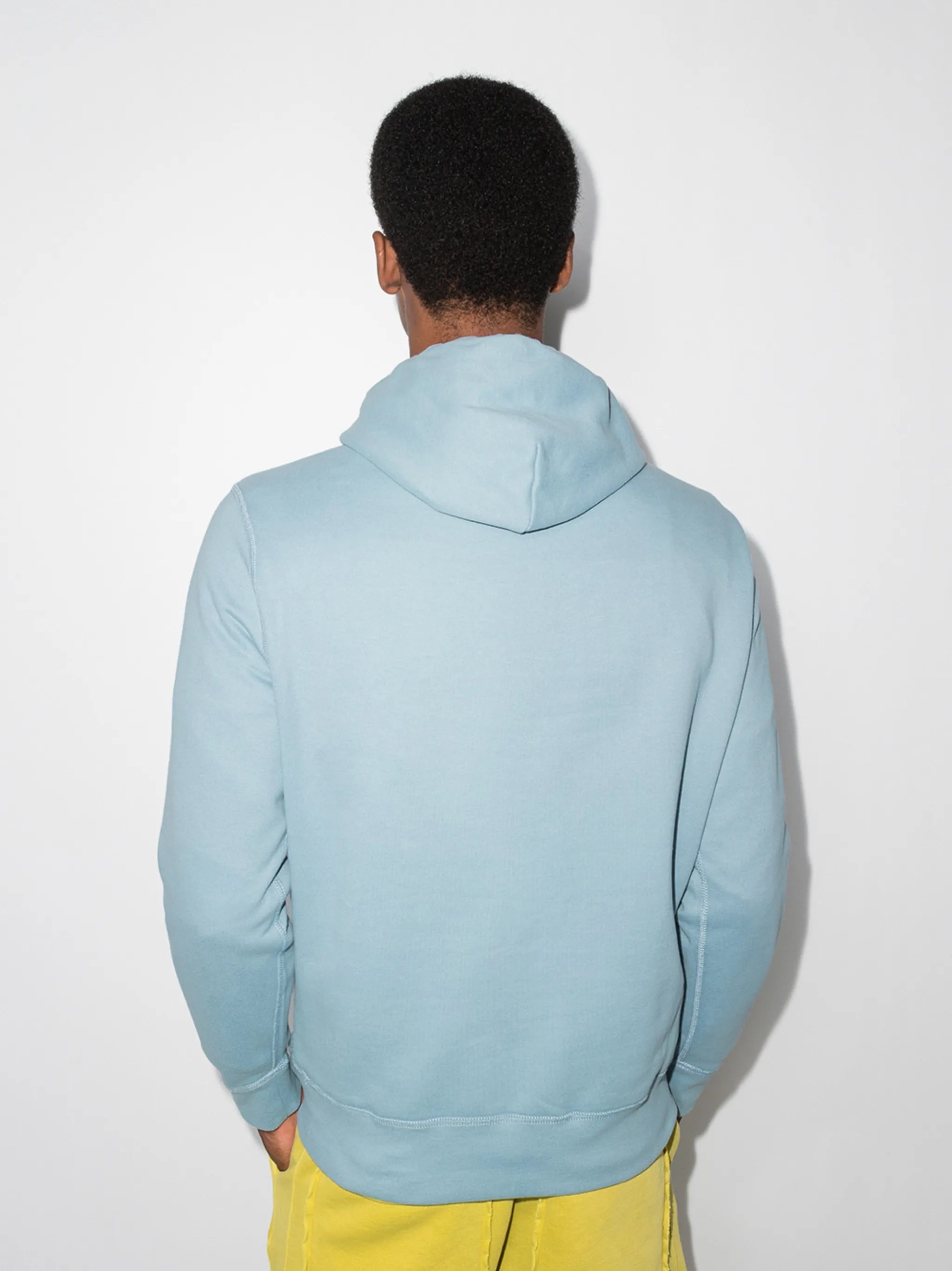 logo-embroidered hoodie