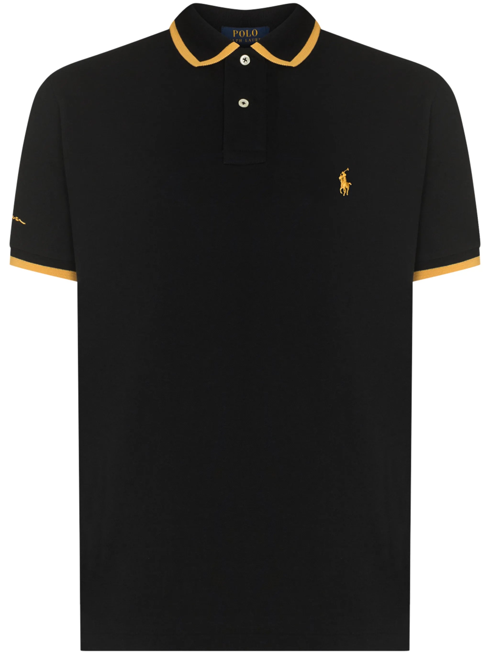 logo-embroidered polo shirt