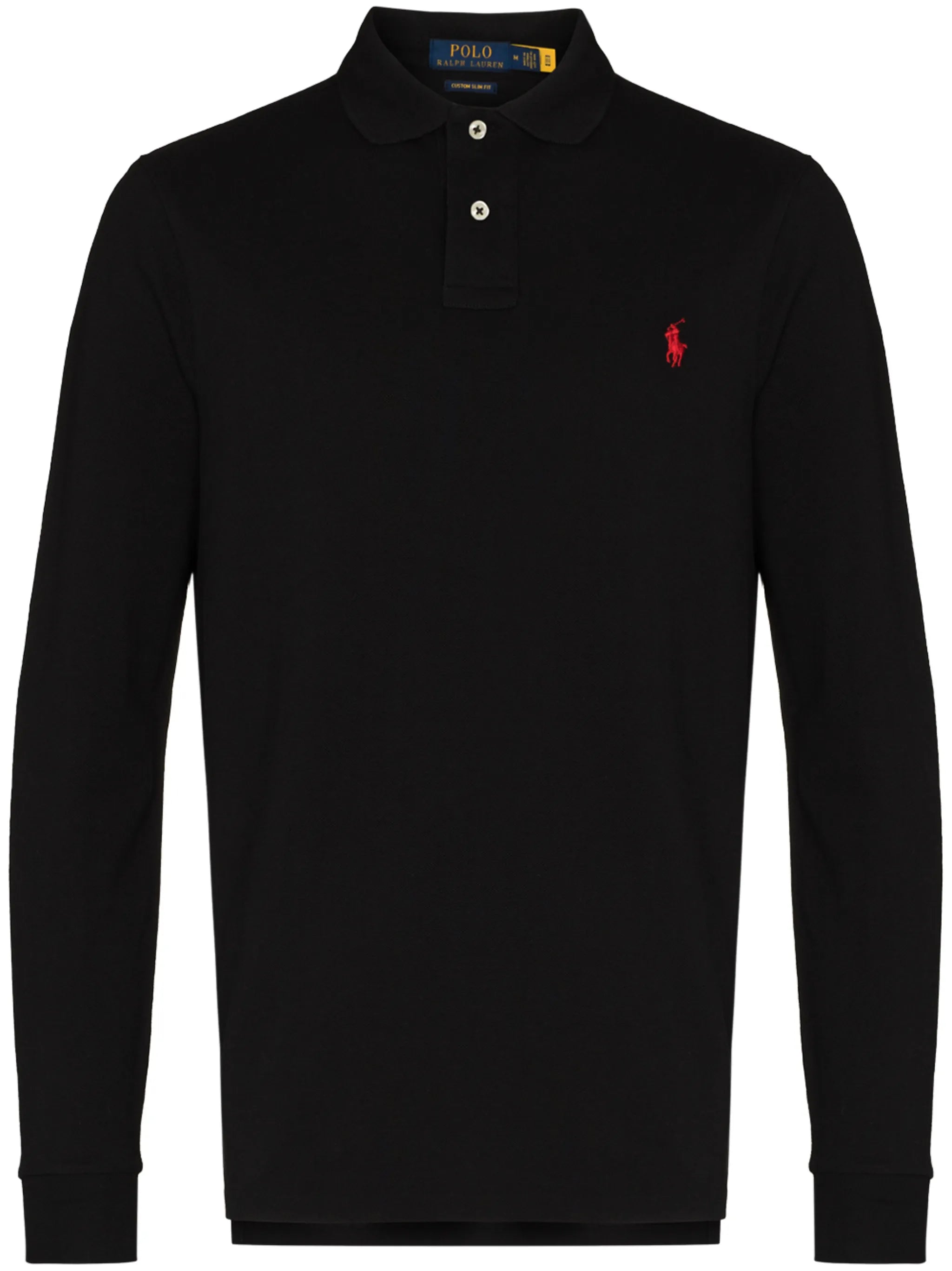 logo-embroidered polo shirt