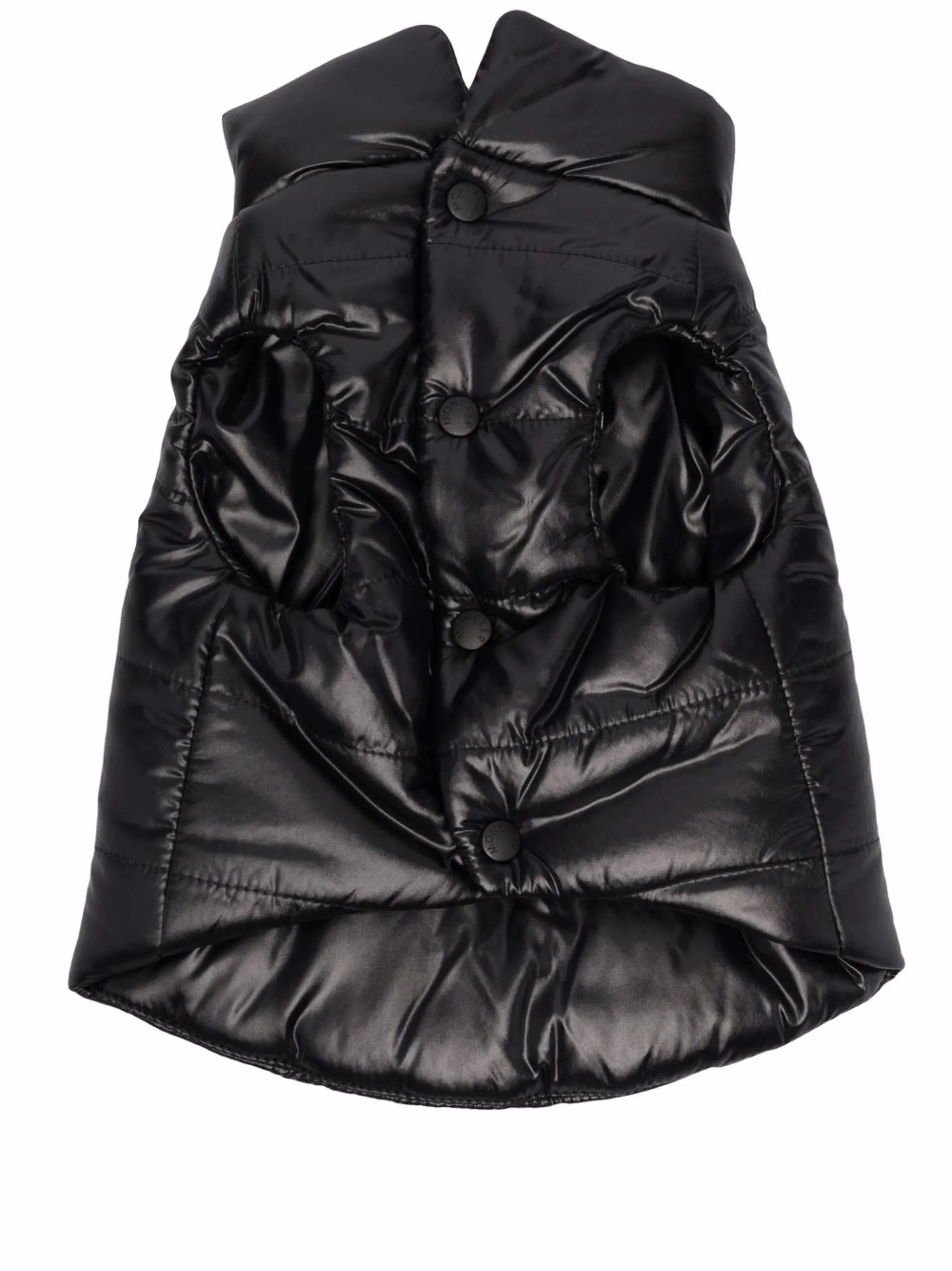 x Poldo logo-patch padded dog coat